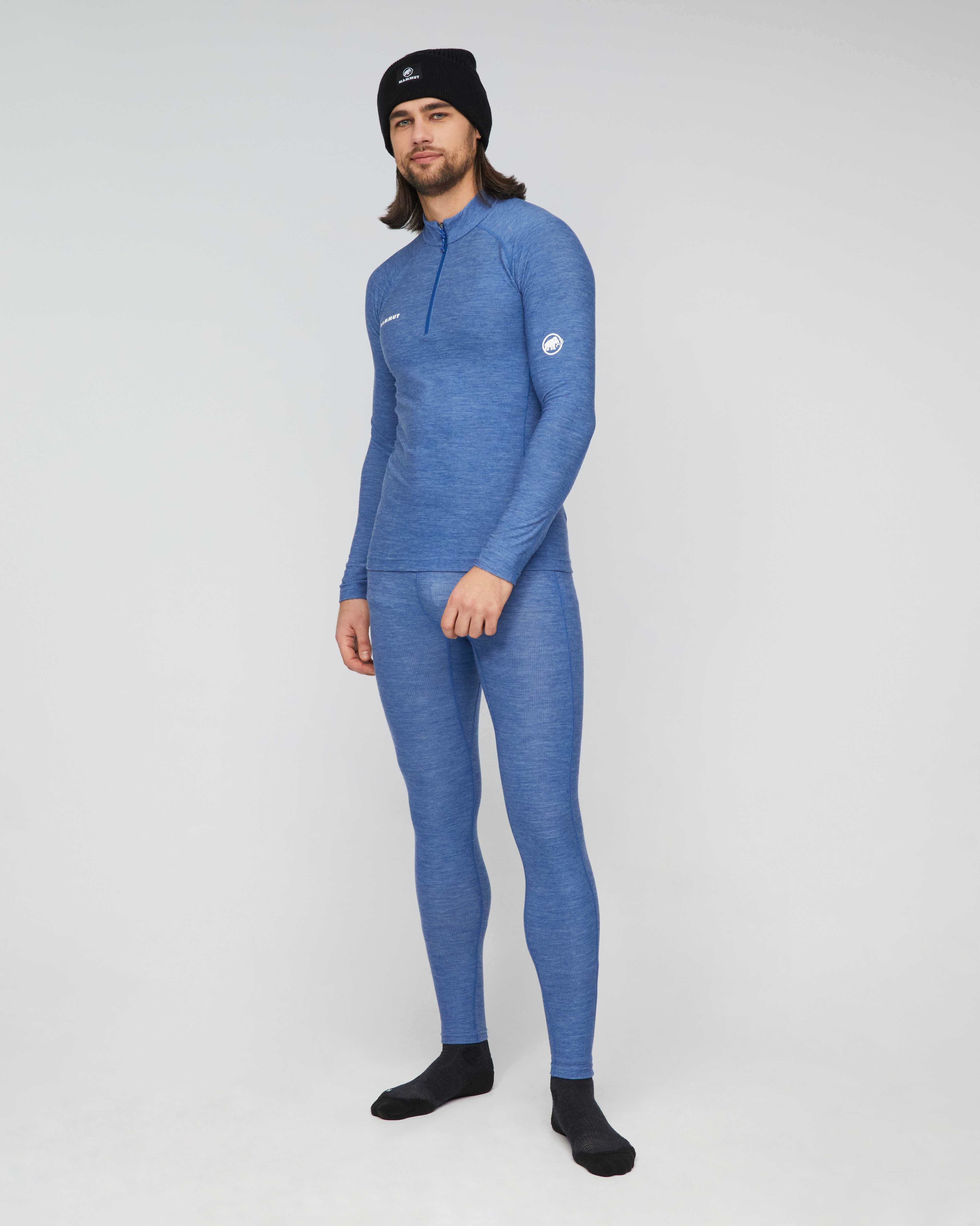 Mammut Tree Wool Thermal FL Half Zip Longsleeve Men, tschiel melange - Tschiel melange - Outdoor view