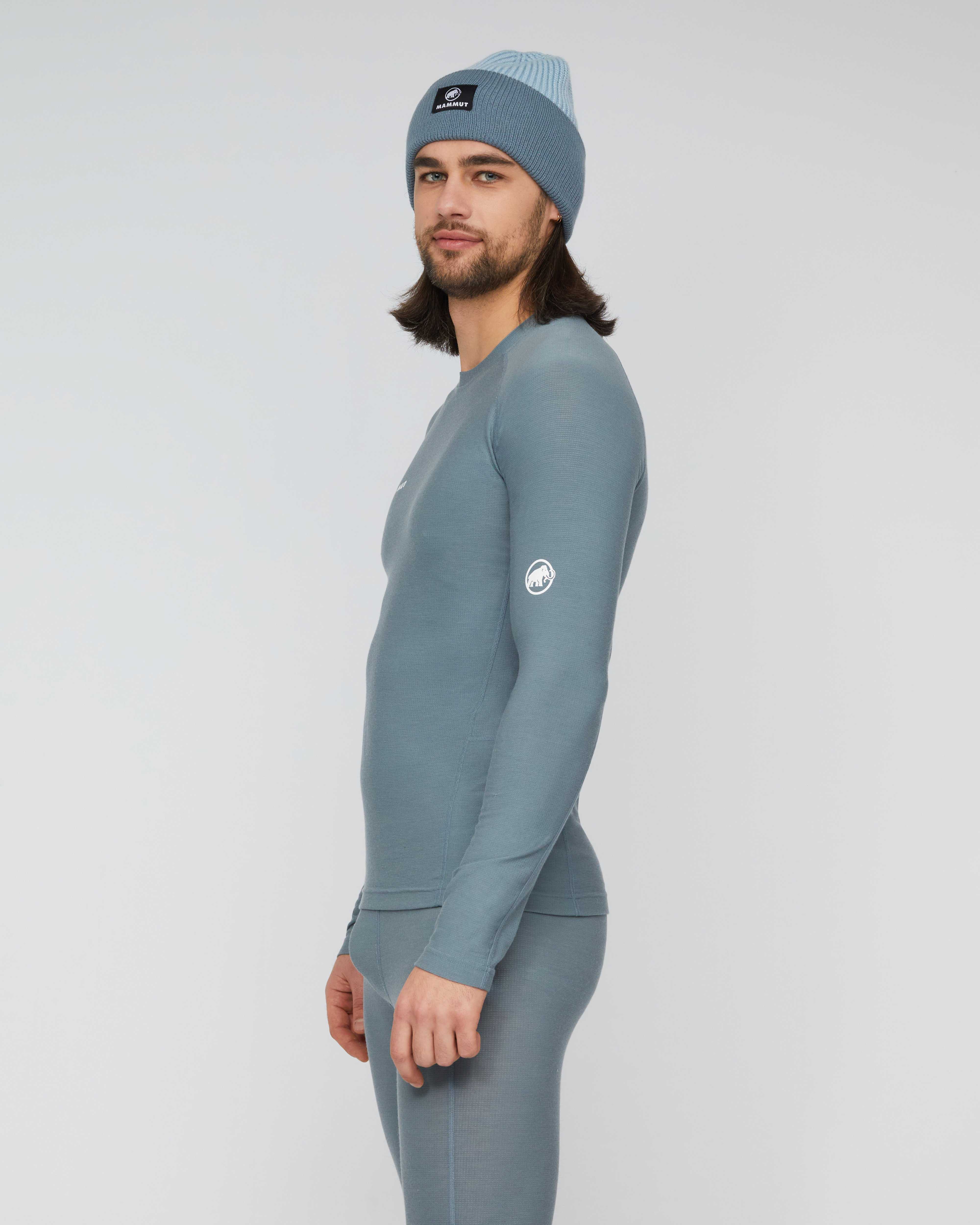 Mammut Tree Wool Thermal FL Longsleeve Men, strata - Strata - Model side view