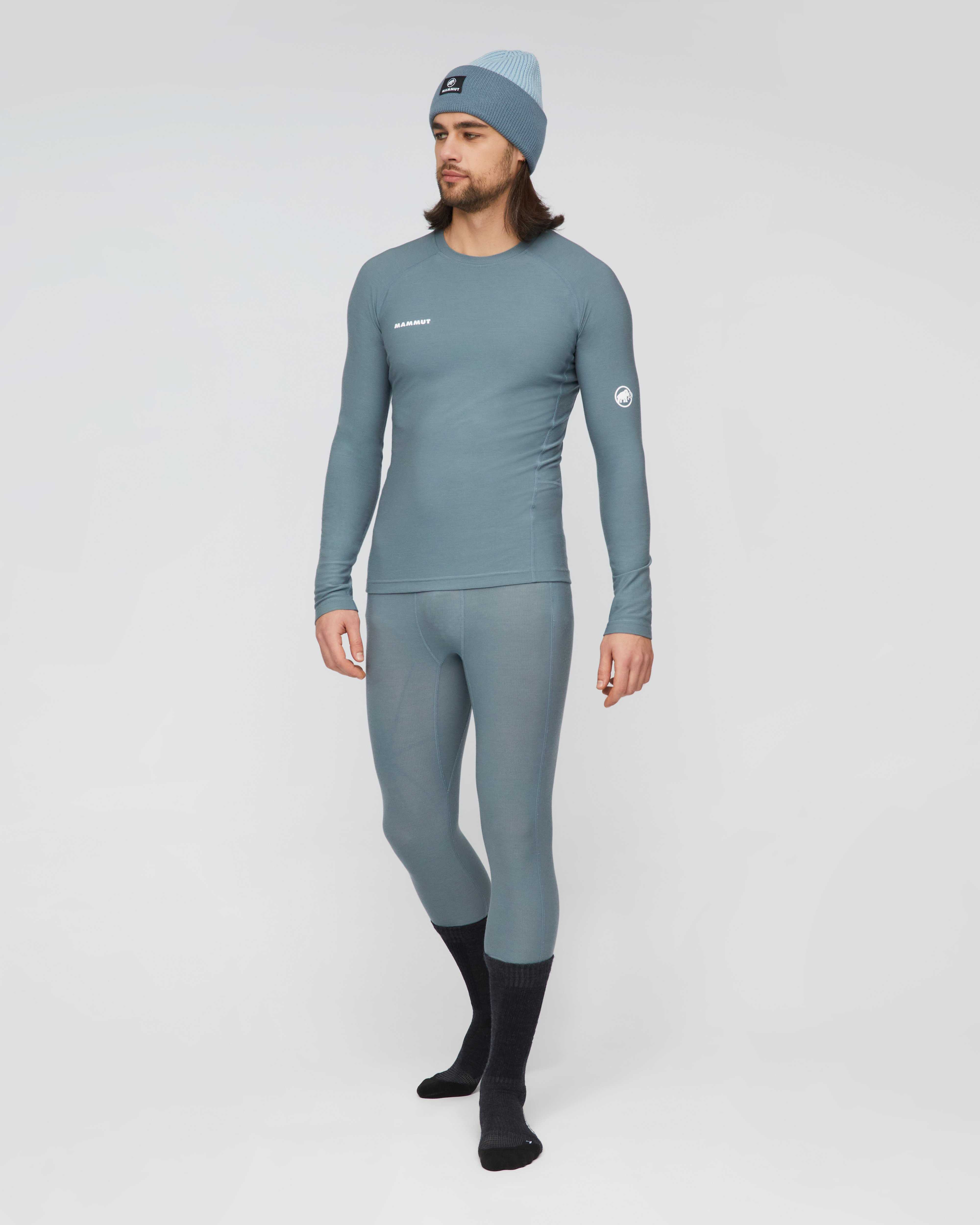 Mammut Tree Wool Thermal FL Longsleeve Men, strata - Strata - Outdoor view