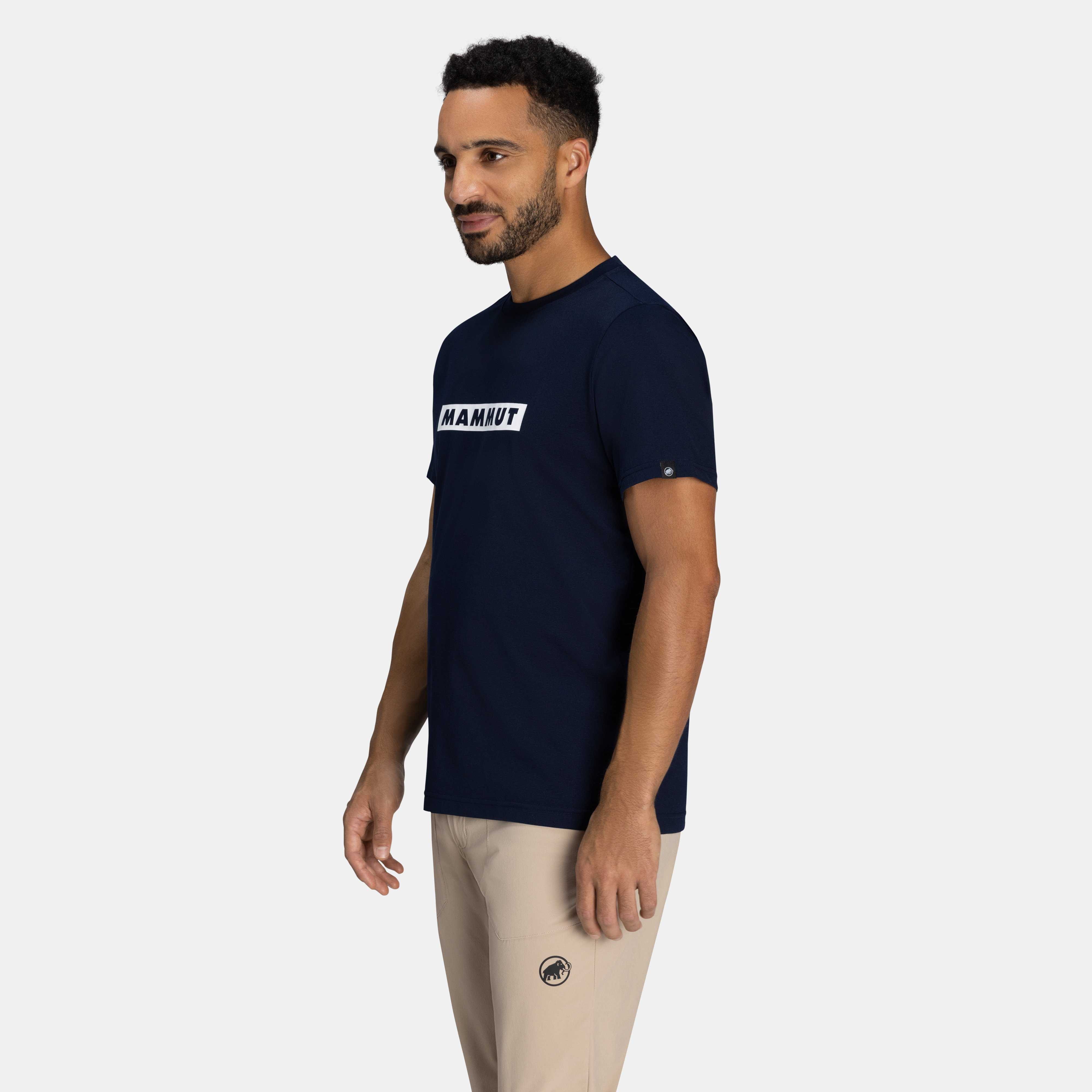 Mammut QD Logo Print T-Shirt AF Men, marine-white PRT2 - Marine-white PRT2