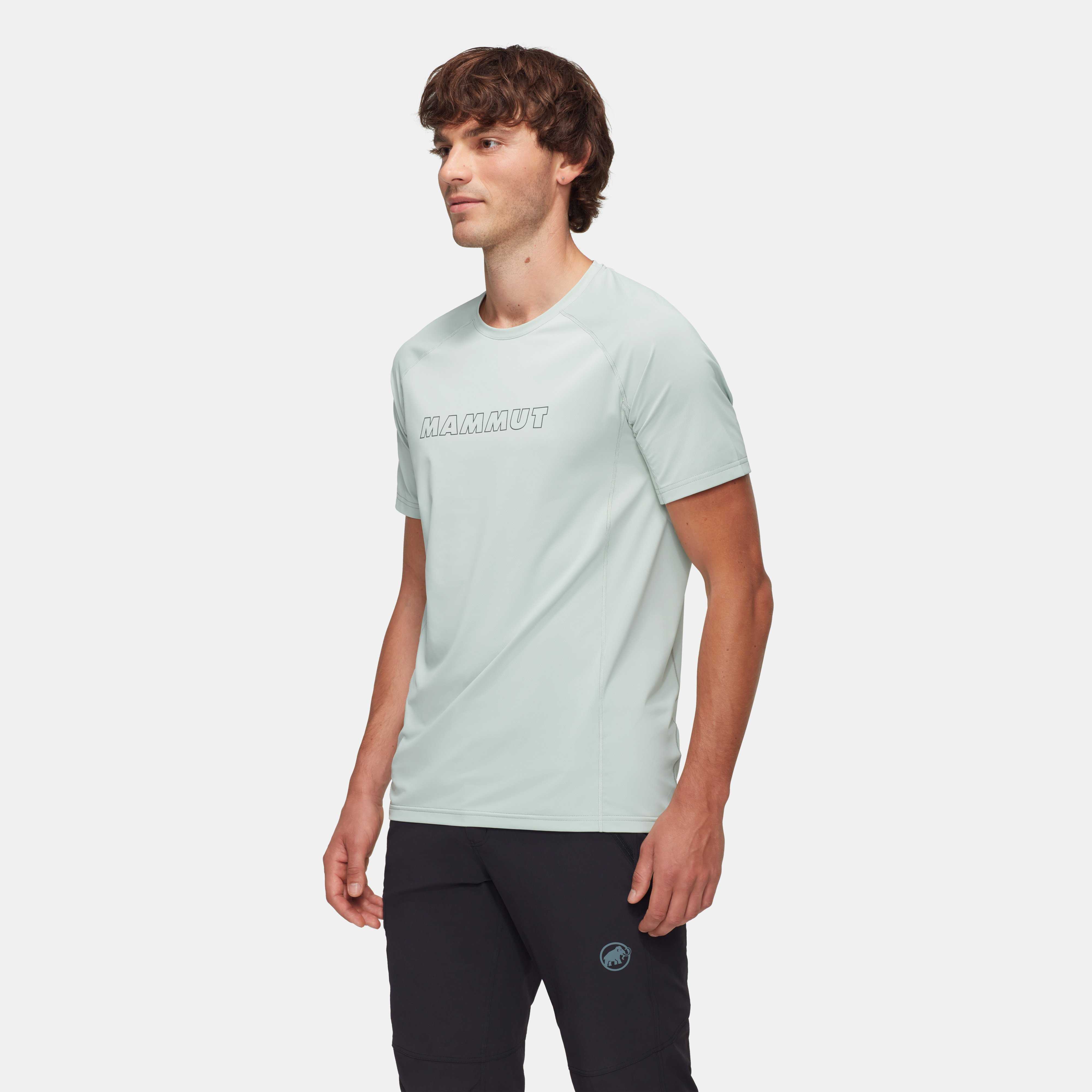 Mammut Selun FL T-Shirt Men Logo, silver sage - Silver sage