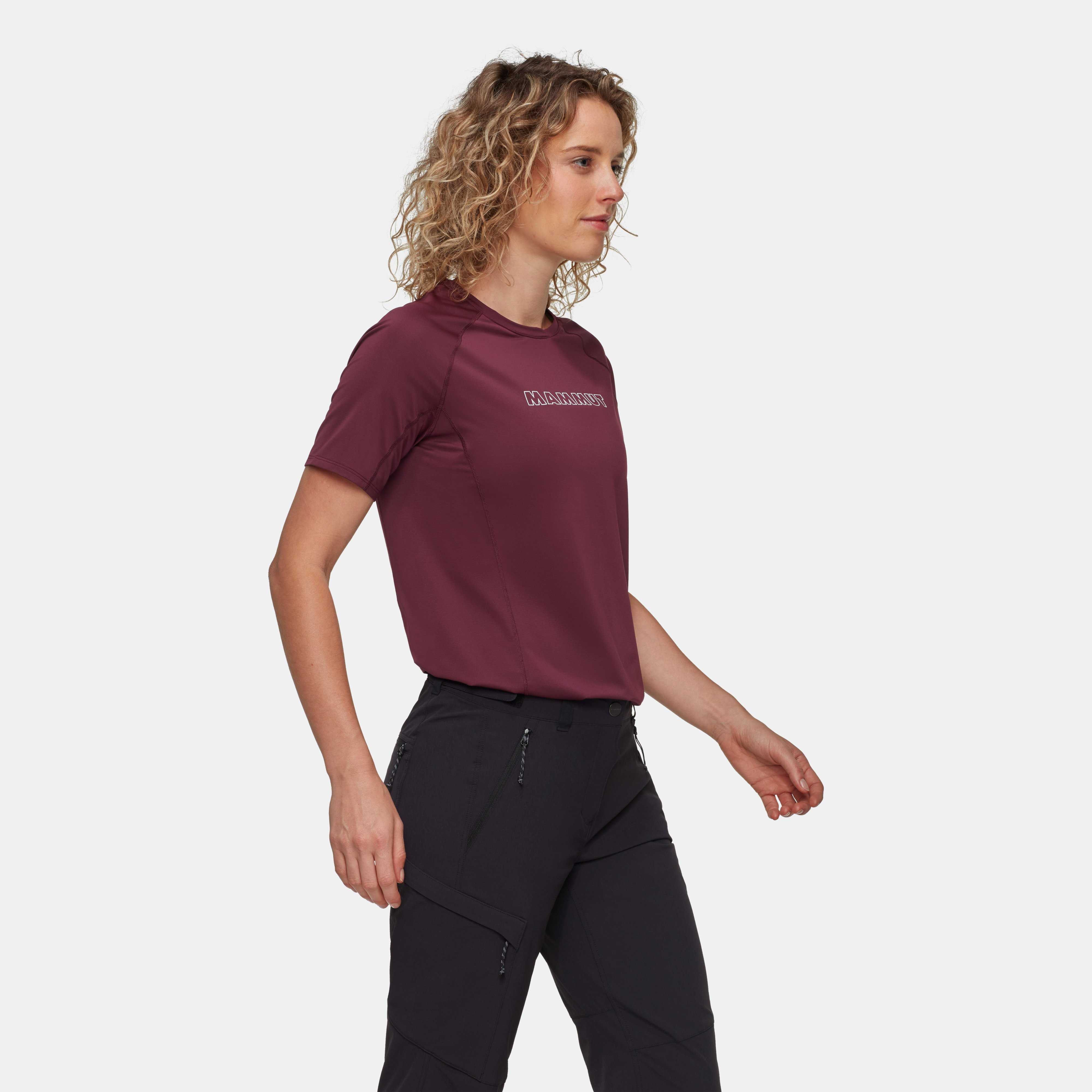 Mammut Selun FL T-Shirt Women Logo, vin - Vin