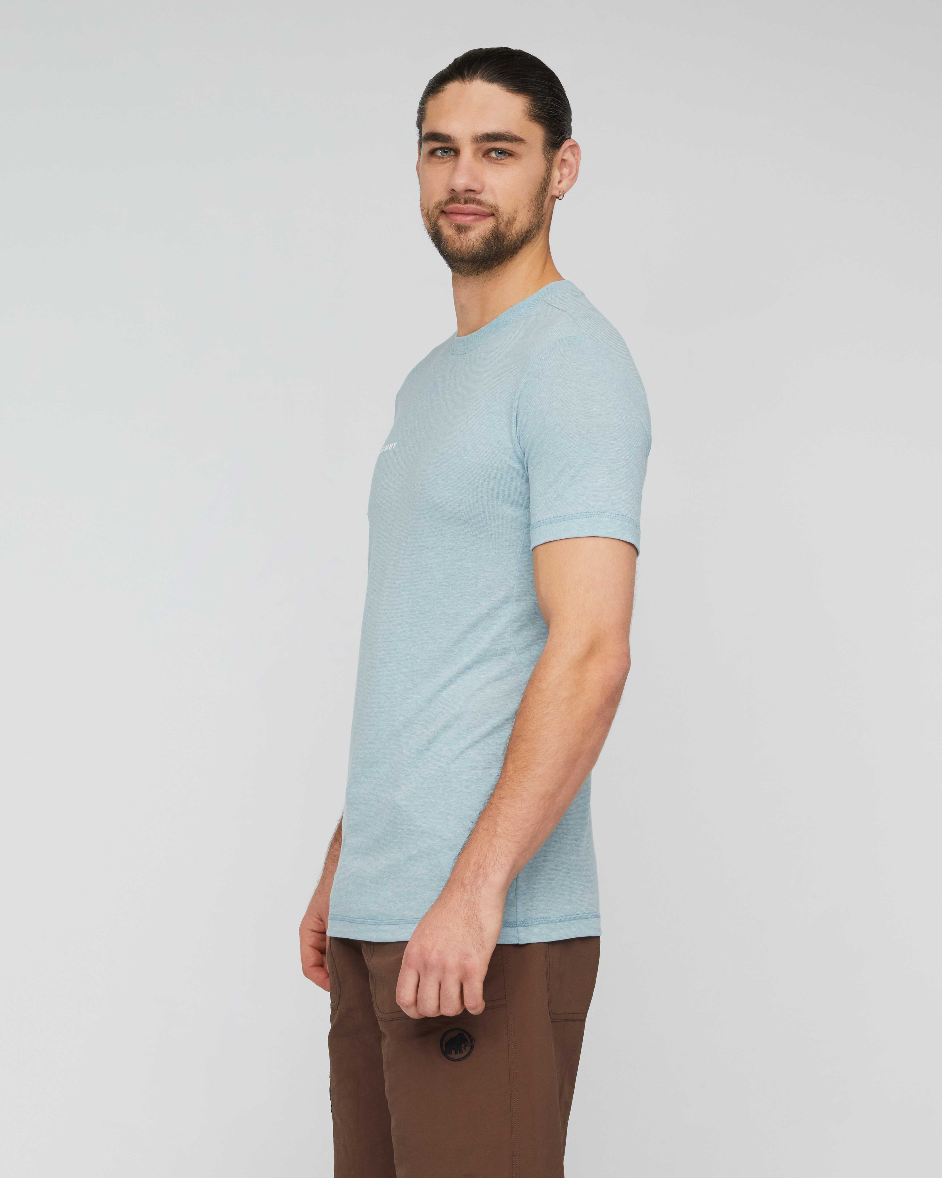 Mammut Massone Light T-Shirt Men, nebla - Nebla - Model side view