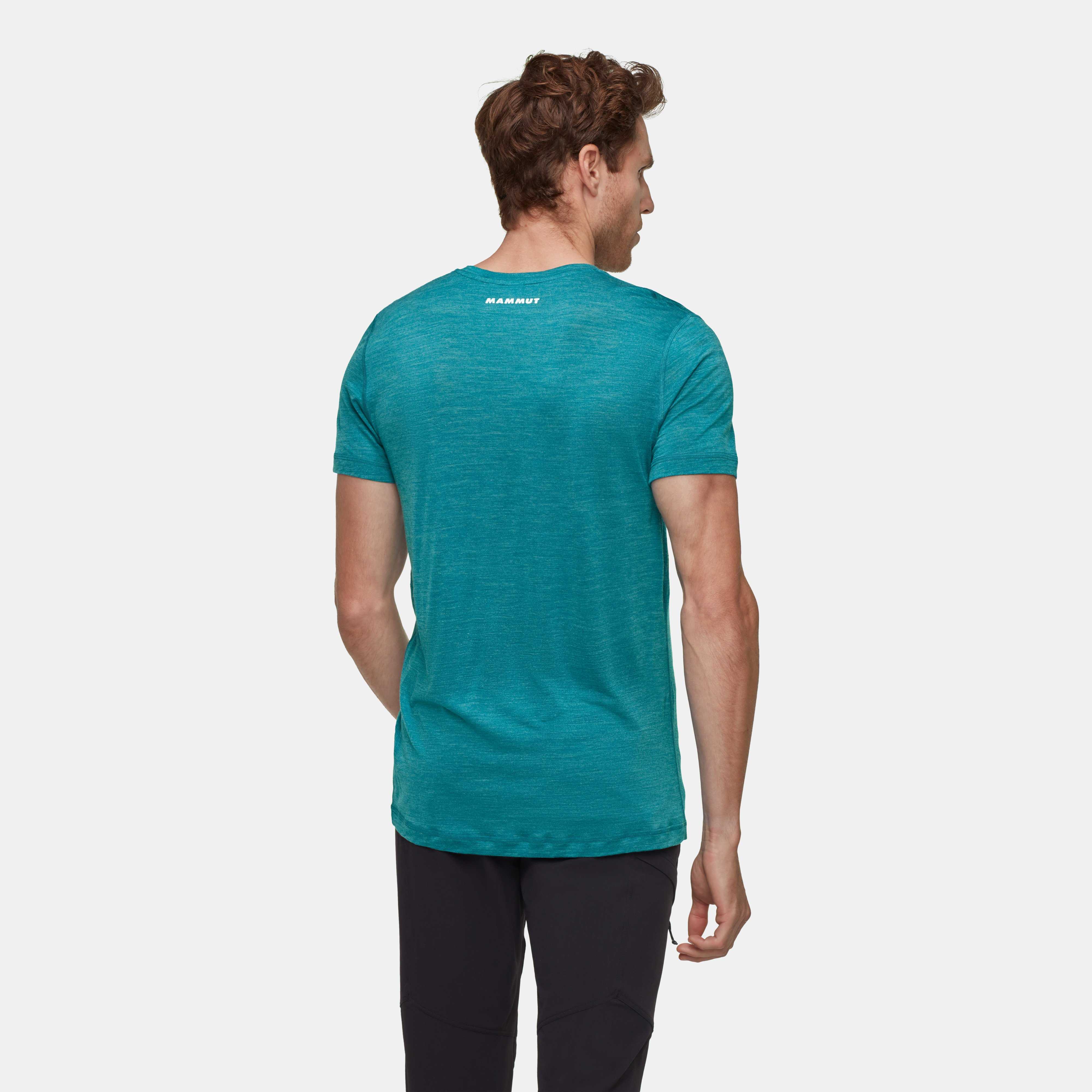 Mammut Tree Wool FL T-Shirt Men, deep teal melange - Deep teal melange