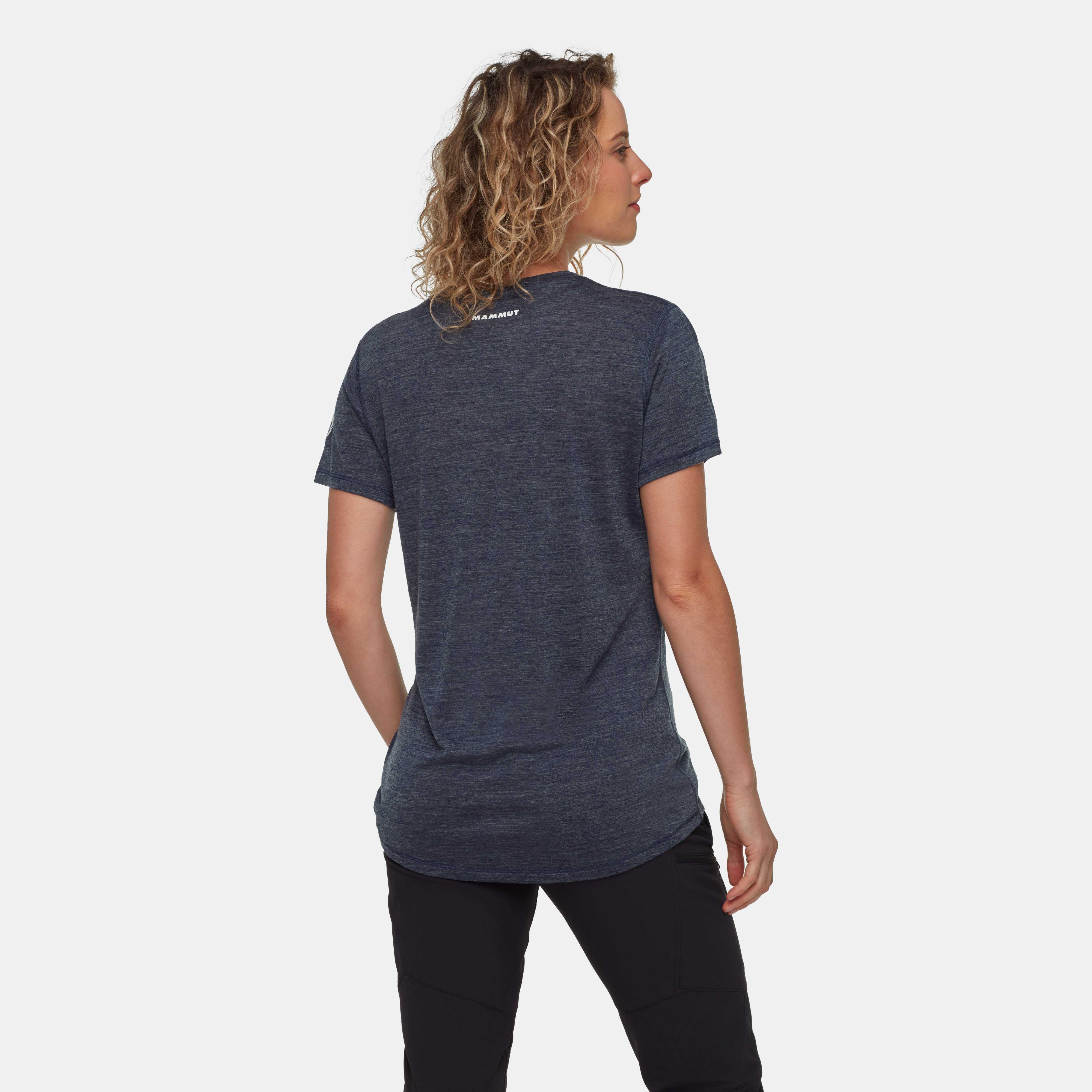 Mammut Tree Wool FL T-Shirt Women, marine melange - Marine melange