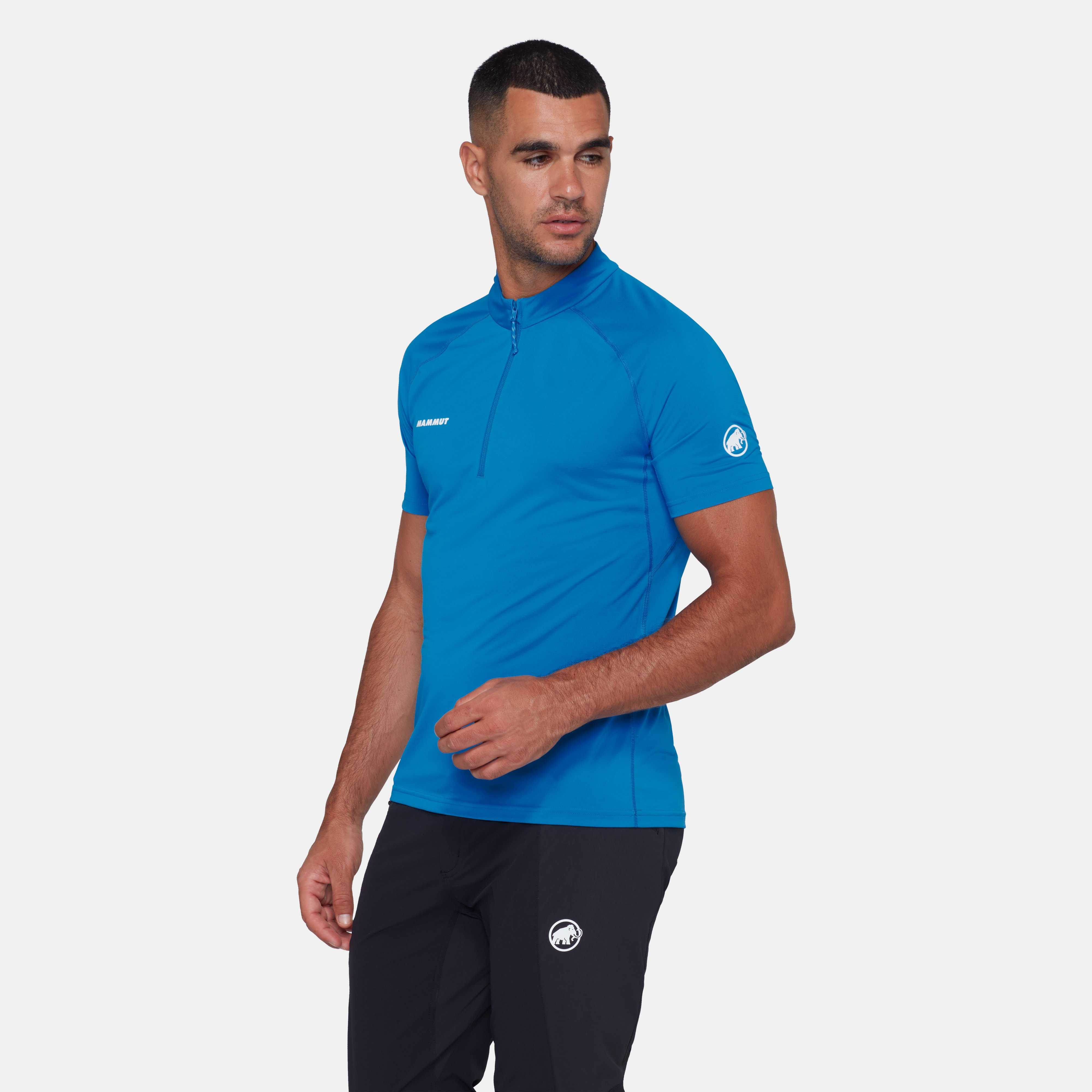 Mammut Ducan FL Half Zip T-Shirt Men, glacier blue - Glacier blue