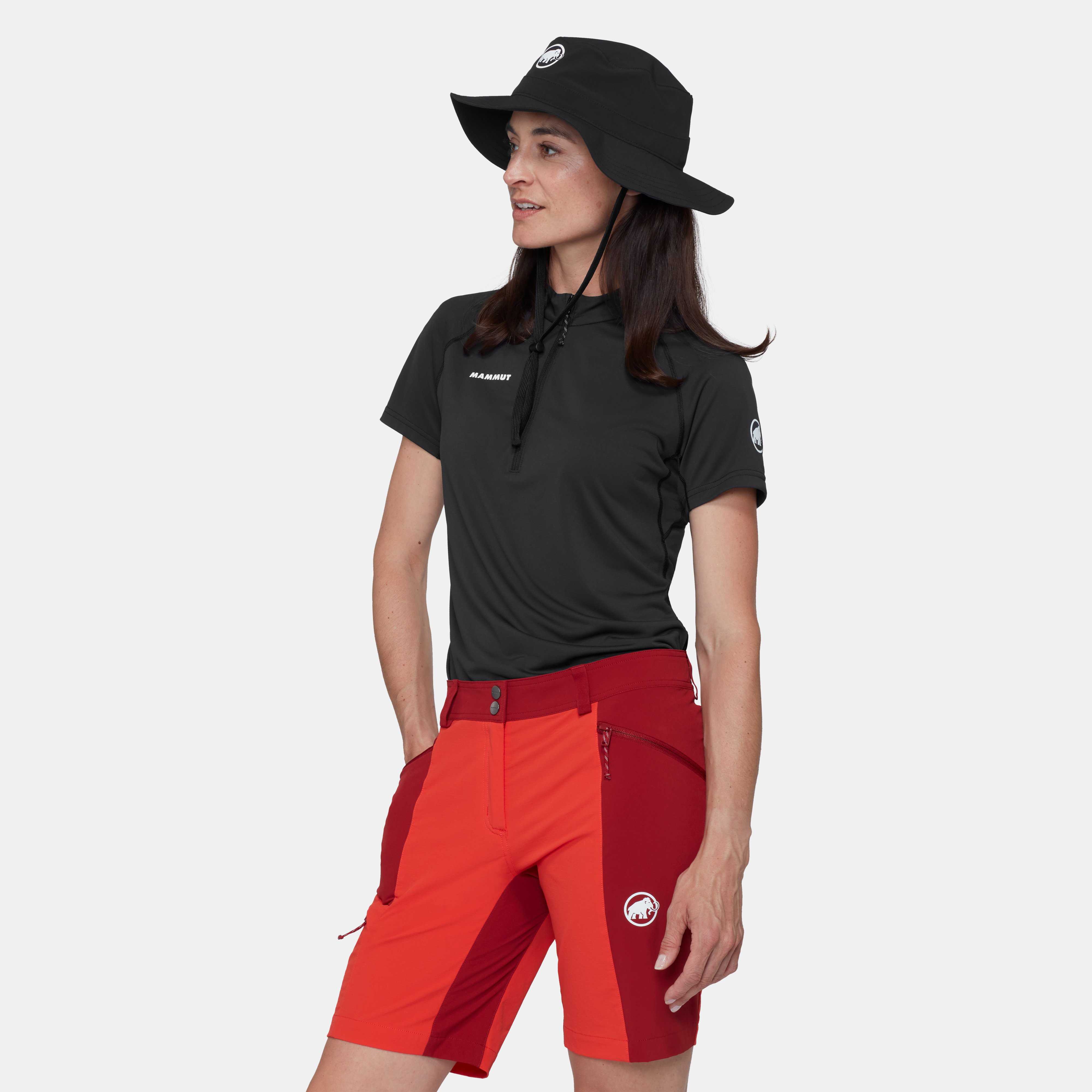 Mammut Ducan FL Half Zip T-Shirt Women, black - Black