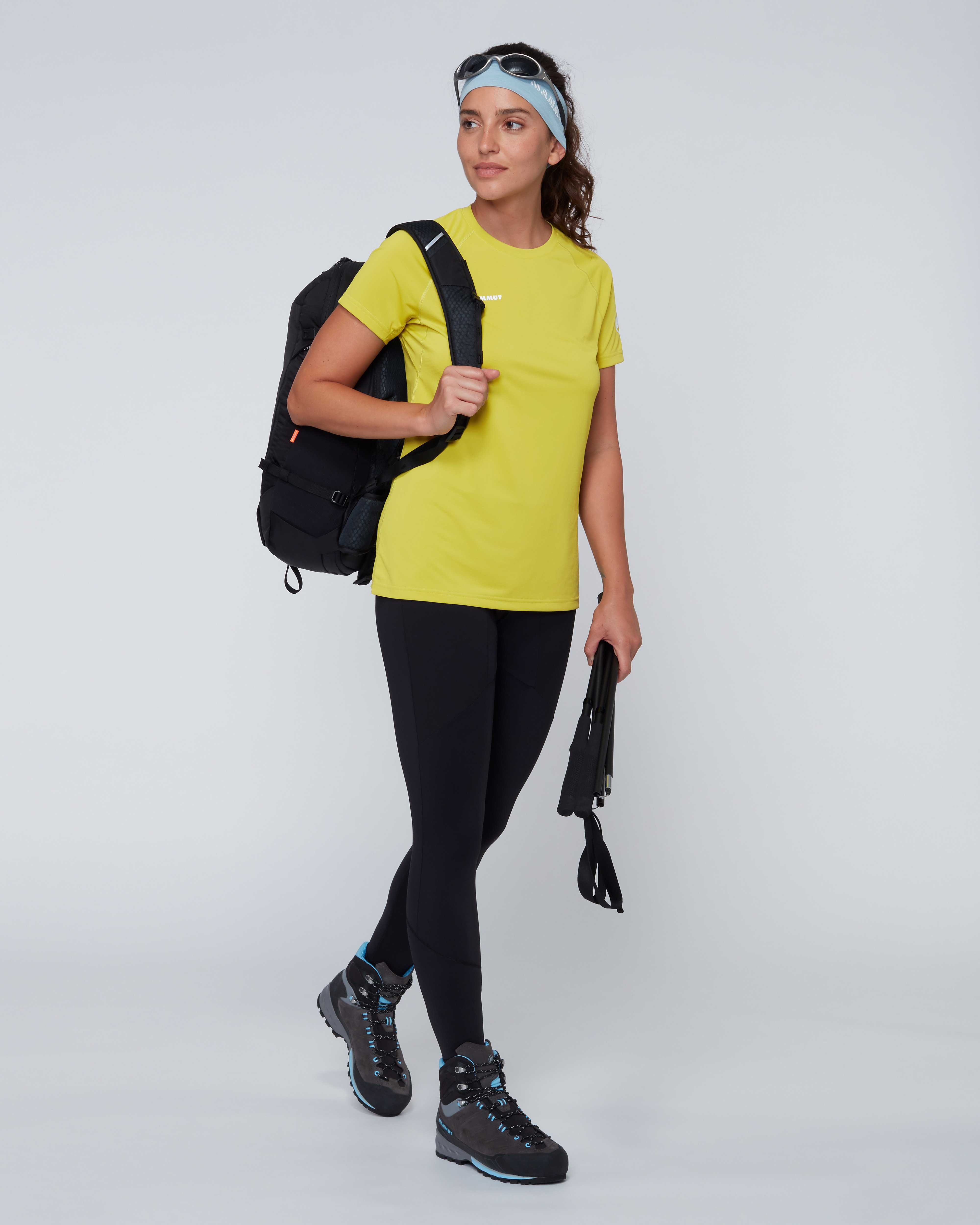 Mammut Ducan FL T-Shirt Women, acacia - Acacia - Outdoor view