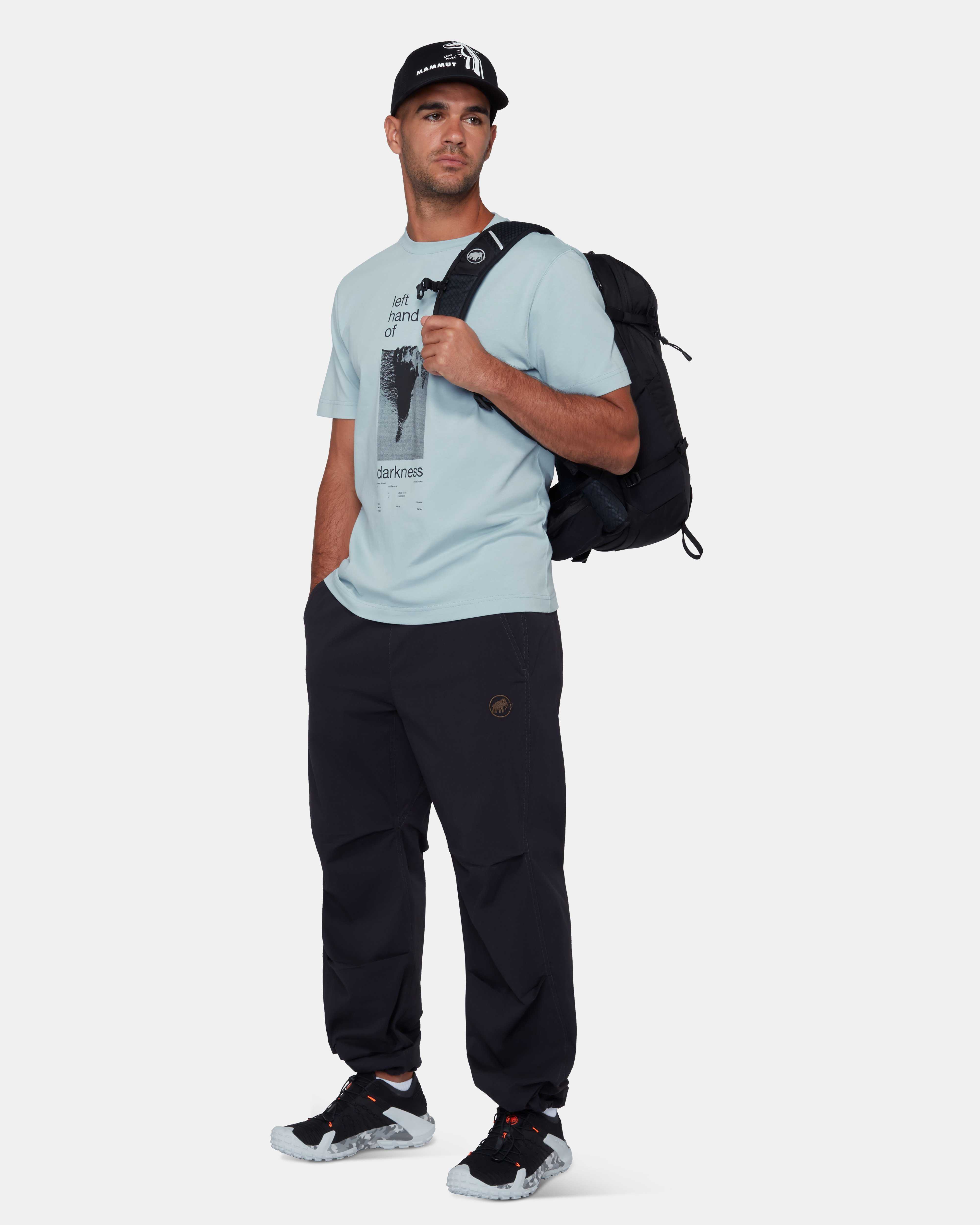 Mammut Mammut Base T-Shirt Men Hand, nebla - Nebla