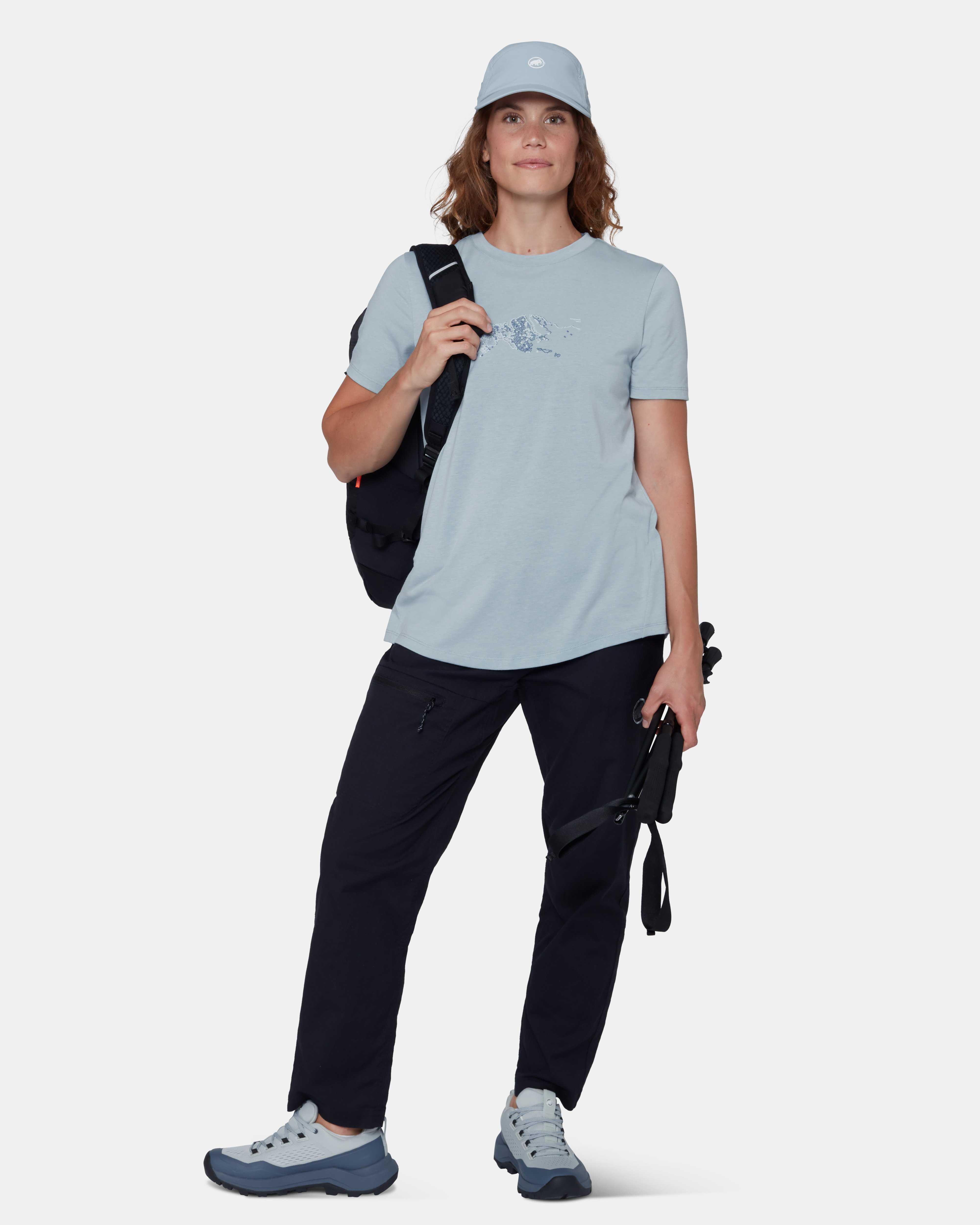 Mammut Mountain T-Shirt Women Fruendenhorn, nebla - Nebla