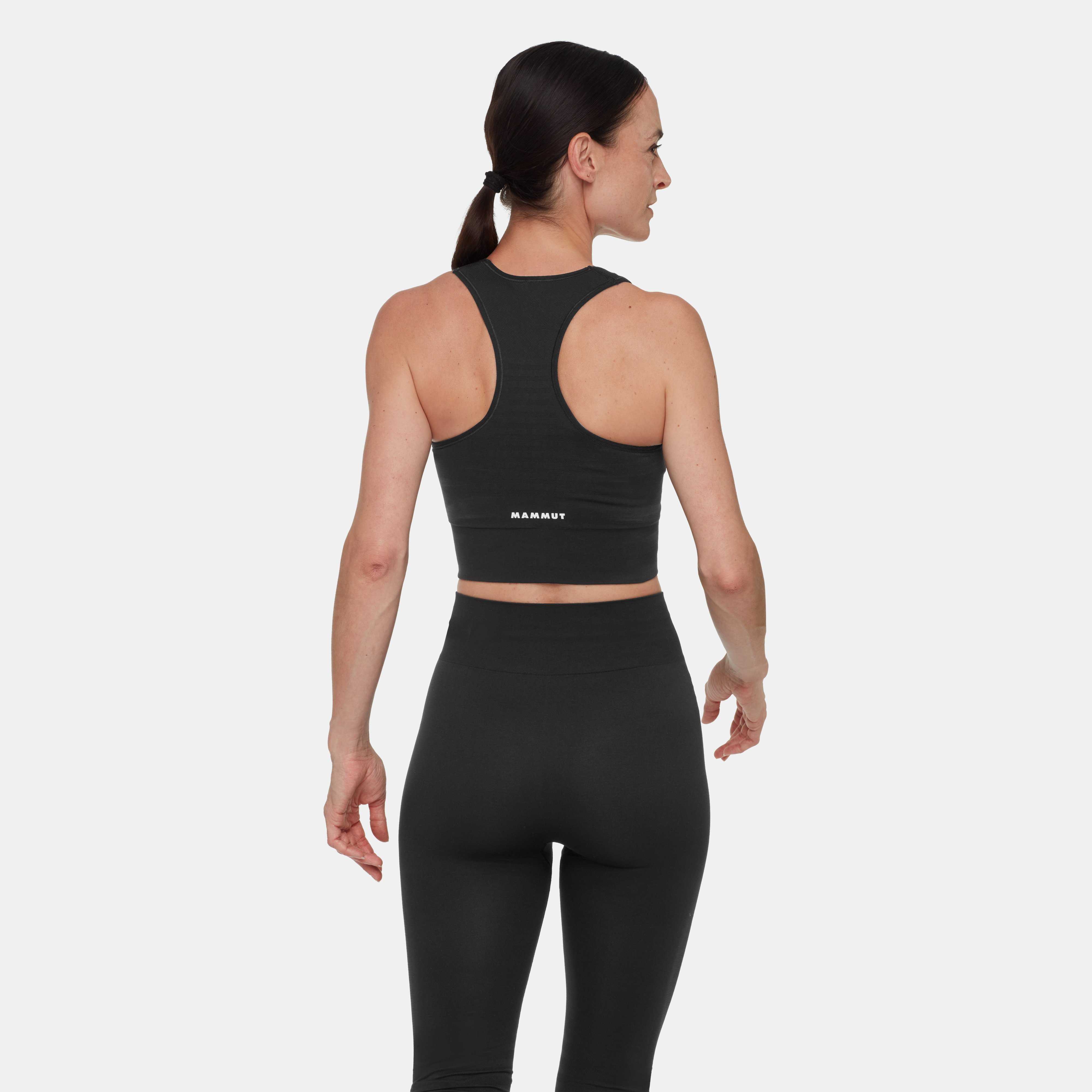 Mammut All-Mountain Seamless BL Sport Bra Women, black - Black