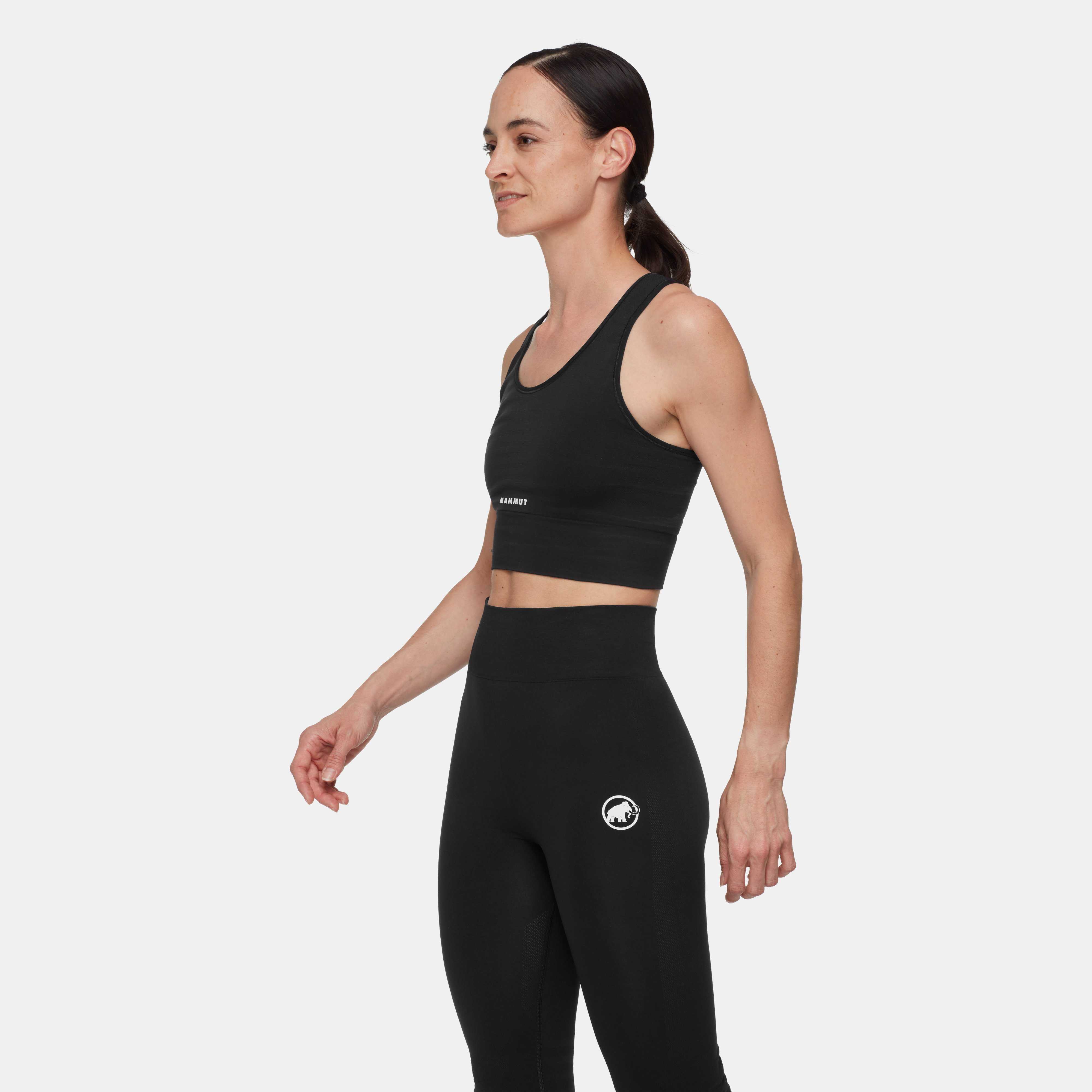 Mammut All-Mountain Seamless BL Sport Bra Women, black - Black