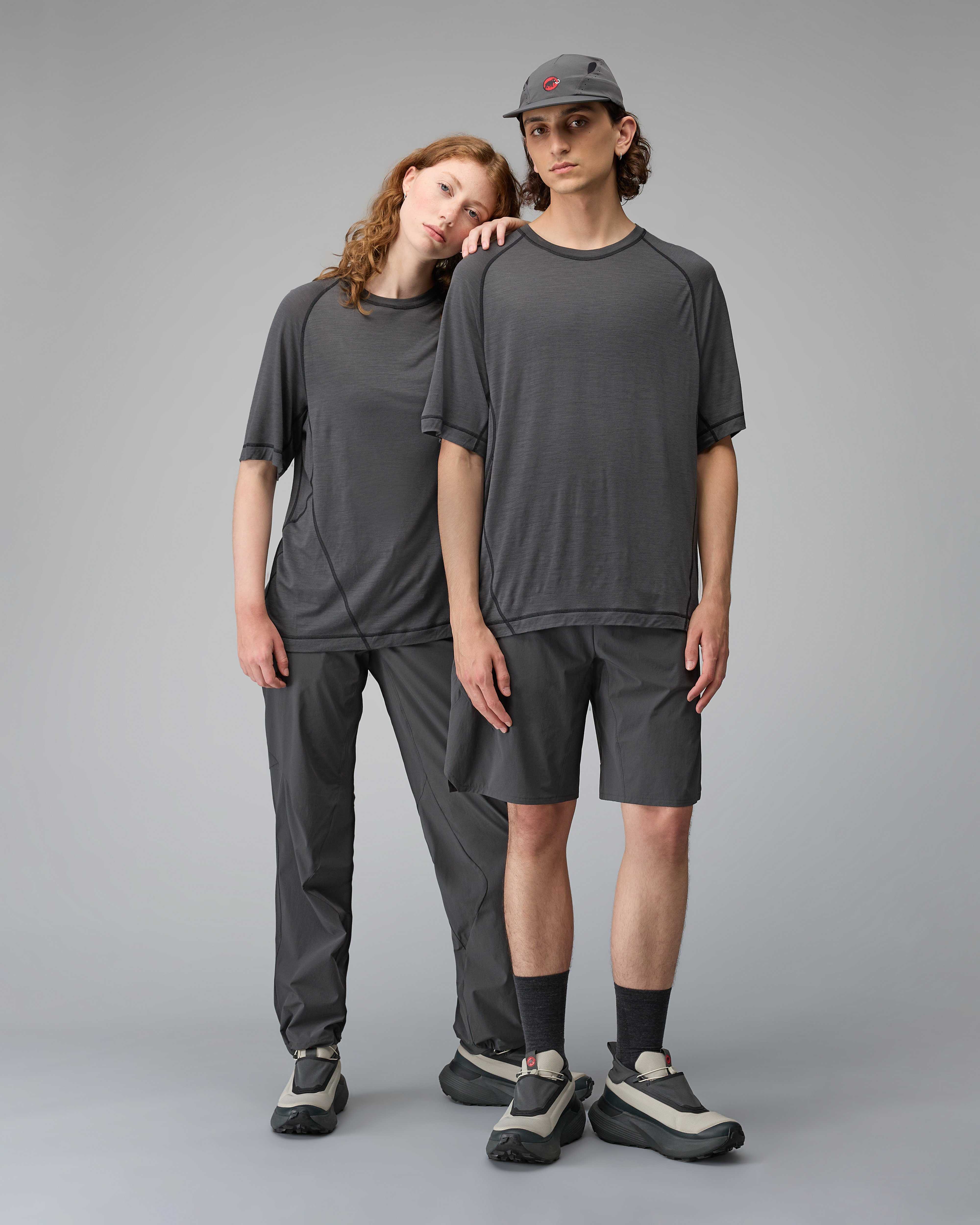 Mammut Hiking Patrol x Mammut Tree Wool FL T-Shirt, gabbro - Gabbro