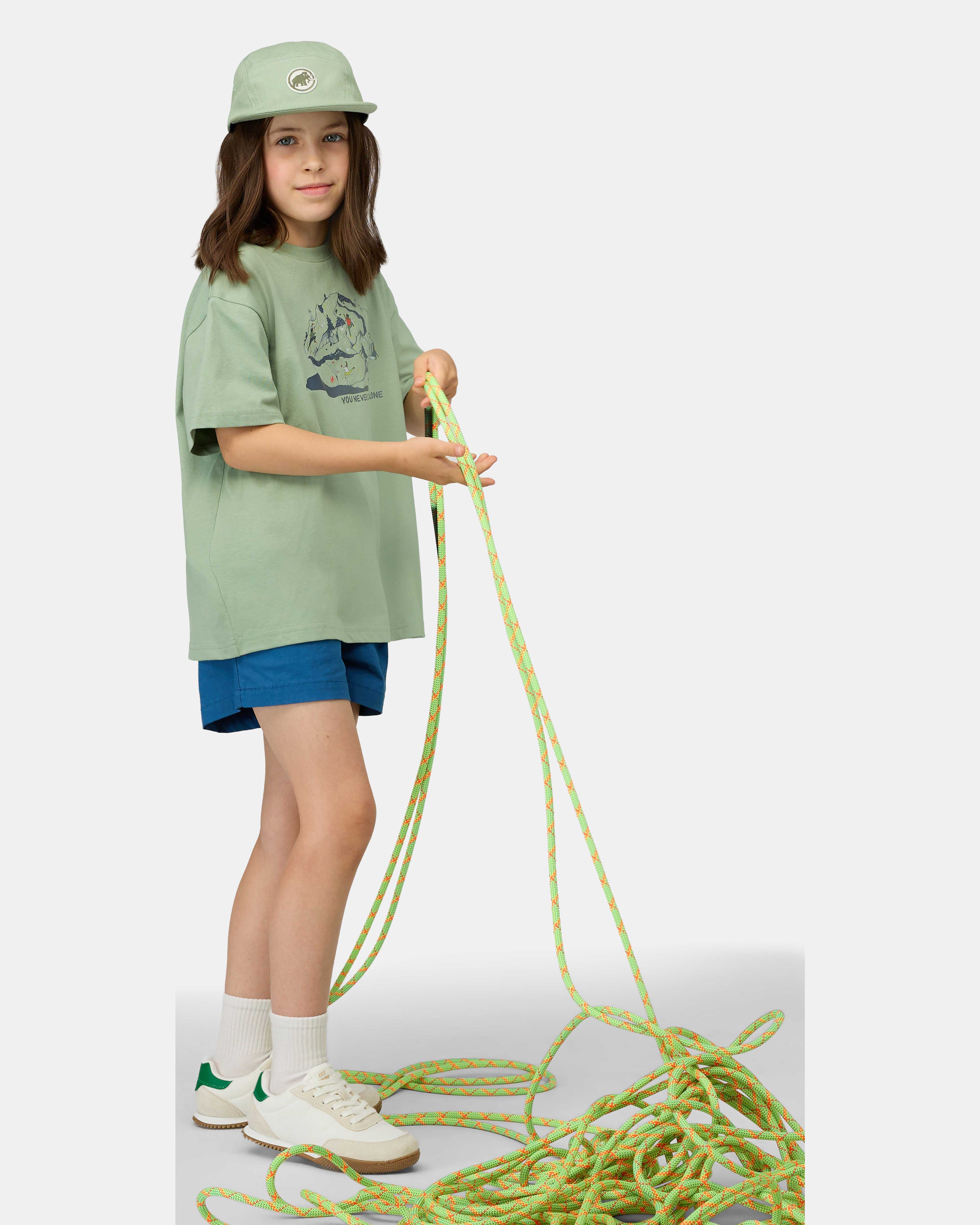 Mammut Mammut Base T-Shirt Climbing Kids, willow - Willow
