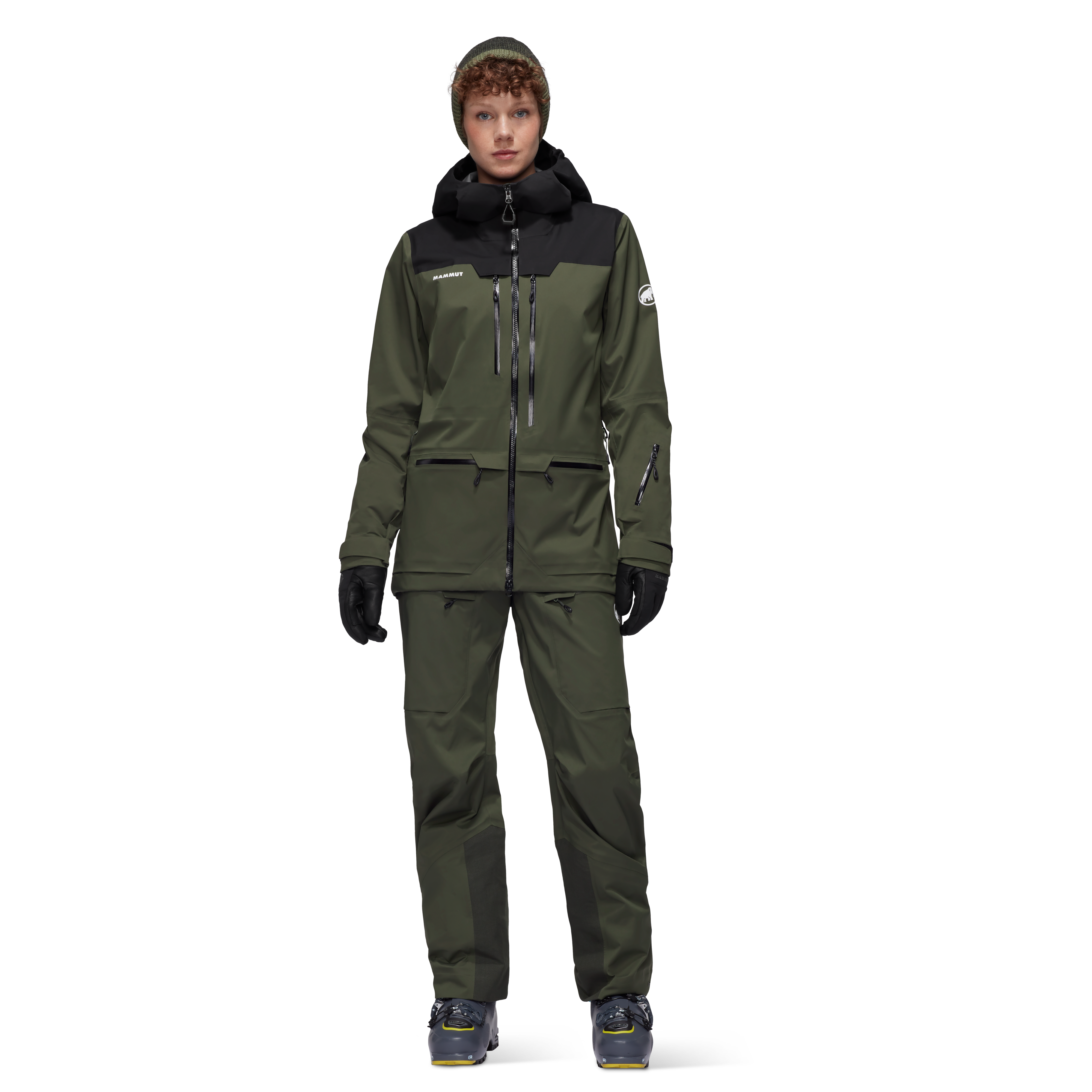 Mammut Haldigrat HS Bib Pants Women, dark marsh - Dark marsh