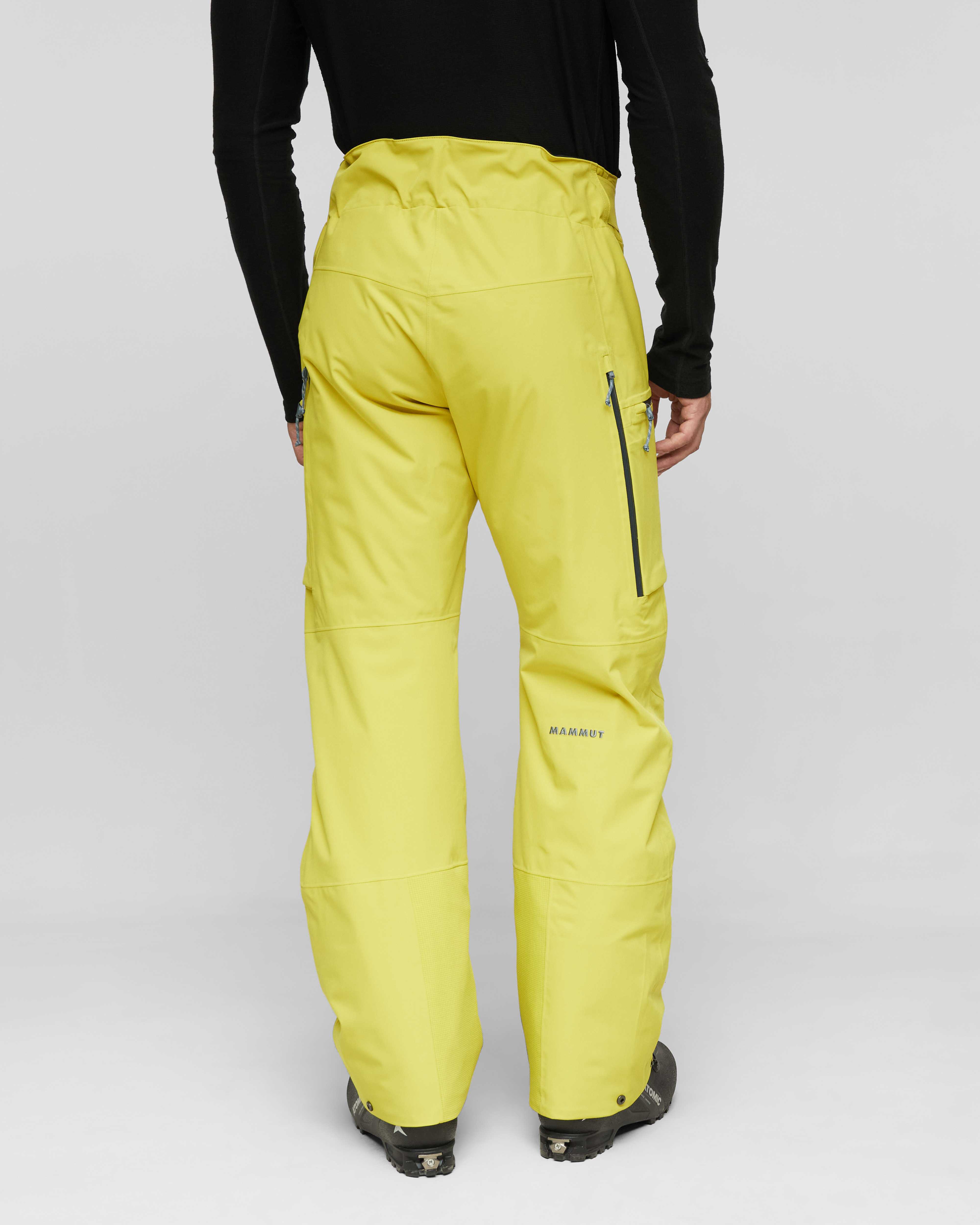 Mammut Stoney HS Thermo Pants Men, acacia - Acacia - Model back view