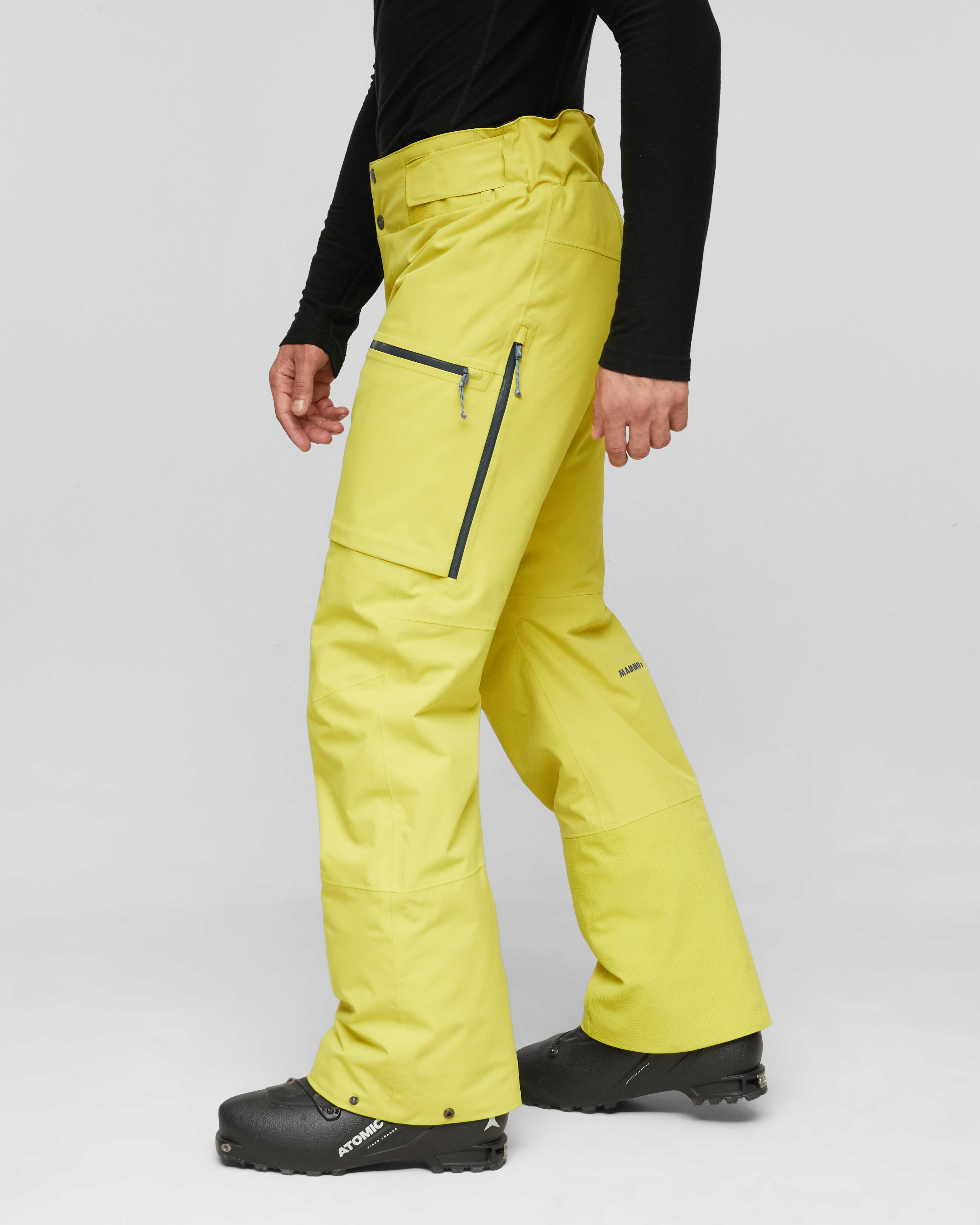 Mammut Stoney HS Thermo Pants Men, acacia - Acacia - Model side view