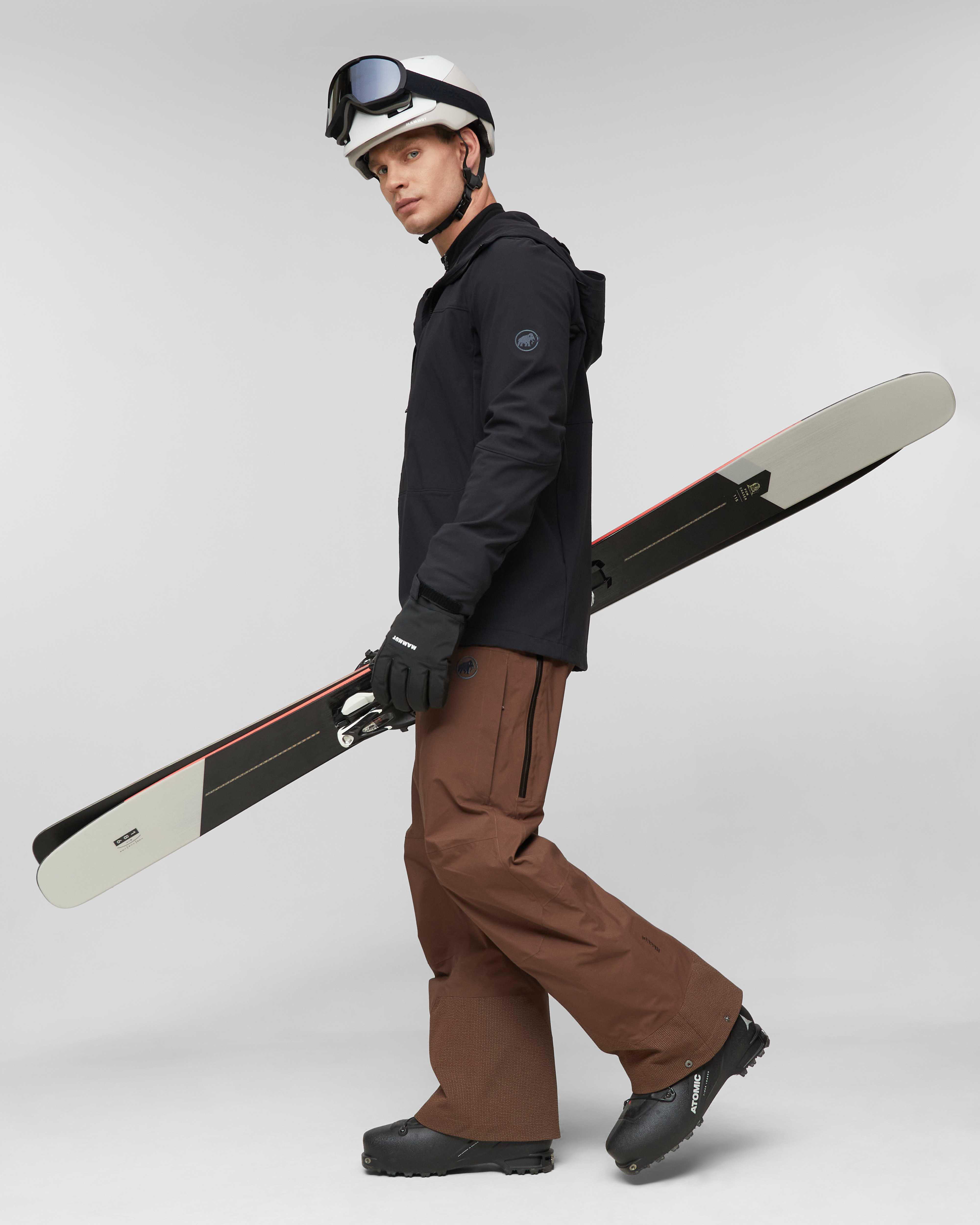 Mammut  Haldigrat GTX HS Thermo Pants Men, soil - Soil - Outdoor view