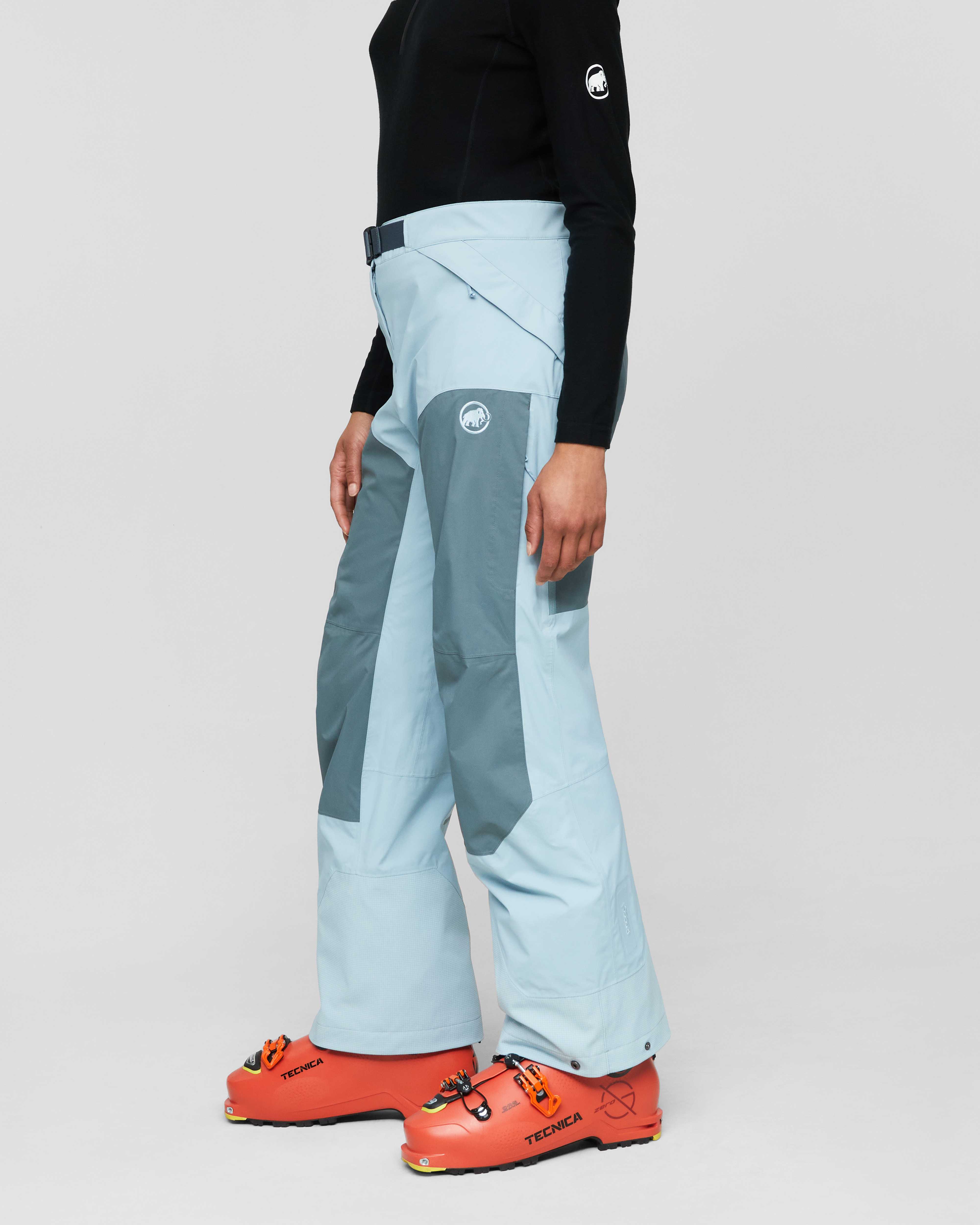 Mammut Haldigrat GTX HS Thermo Pants Women, nebla-strata - Nebla-strata - Model side view