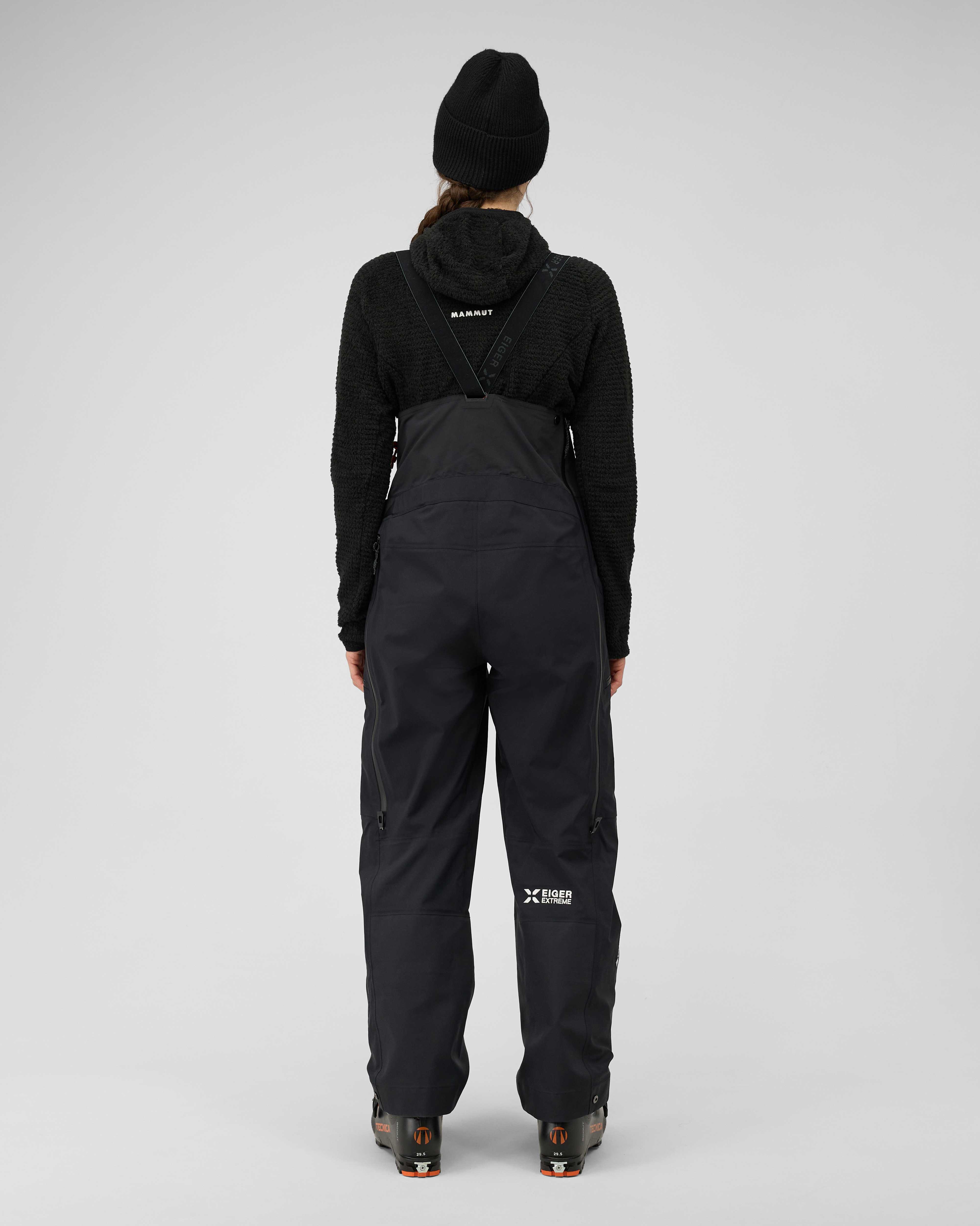Mammut Eiger Free Advanced HS Bib Pants Women, black - Black - Model back view