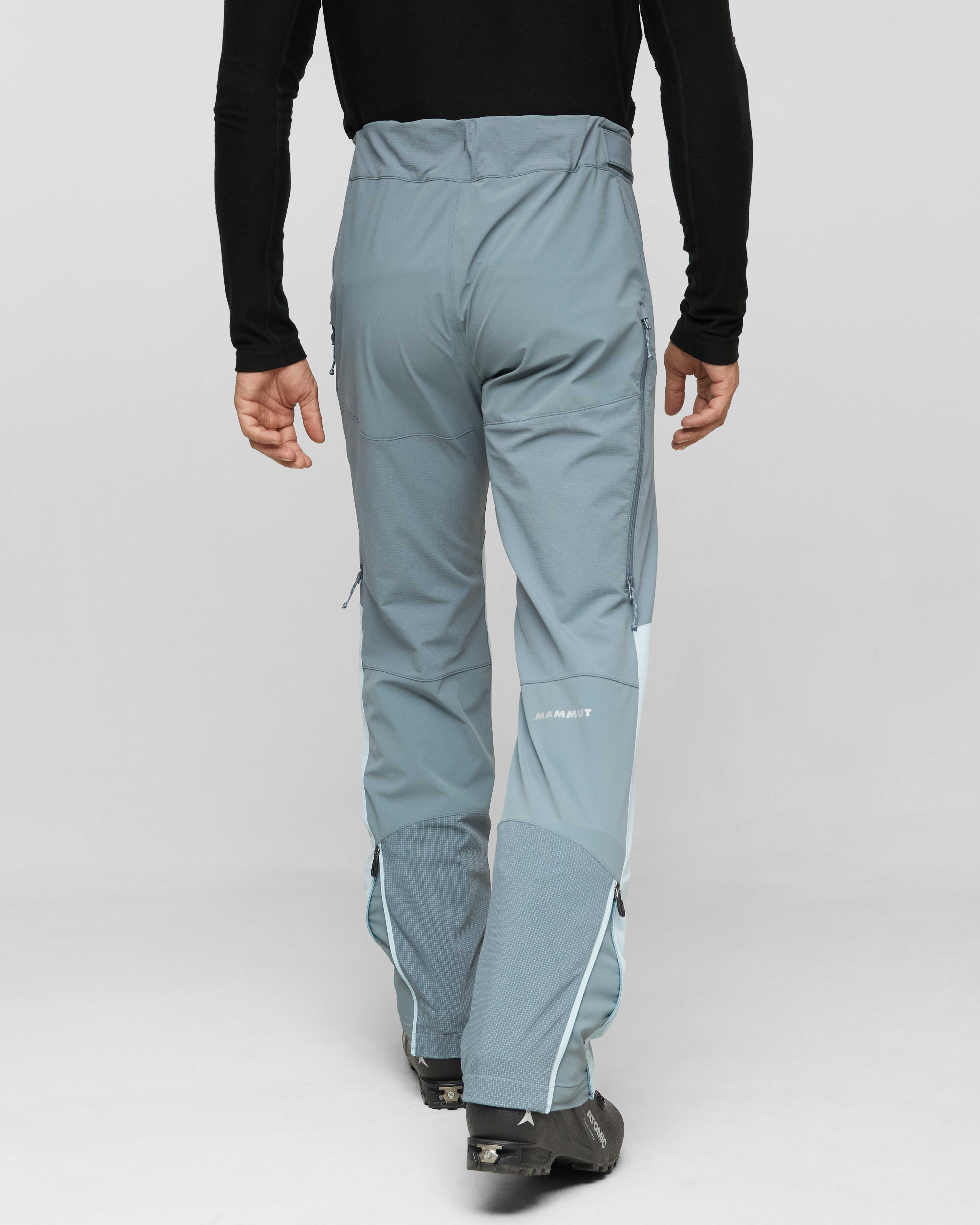 Mammut Aenergy Pro SO Hybrid Pants Men, nebla-strata - Nebla-strata - Model back view
