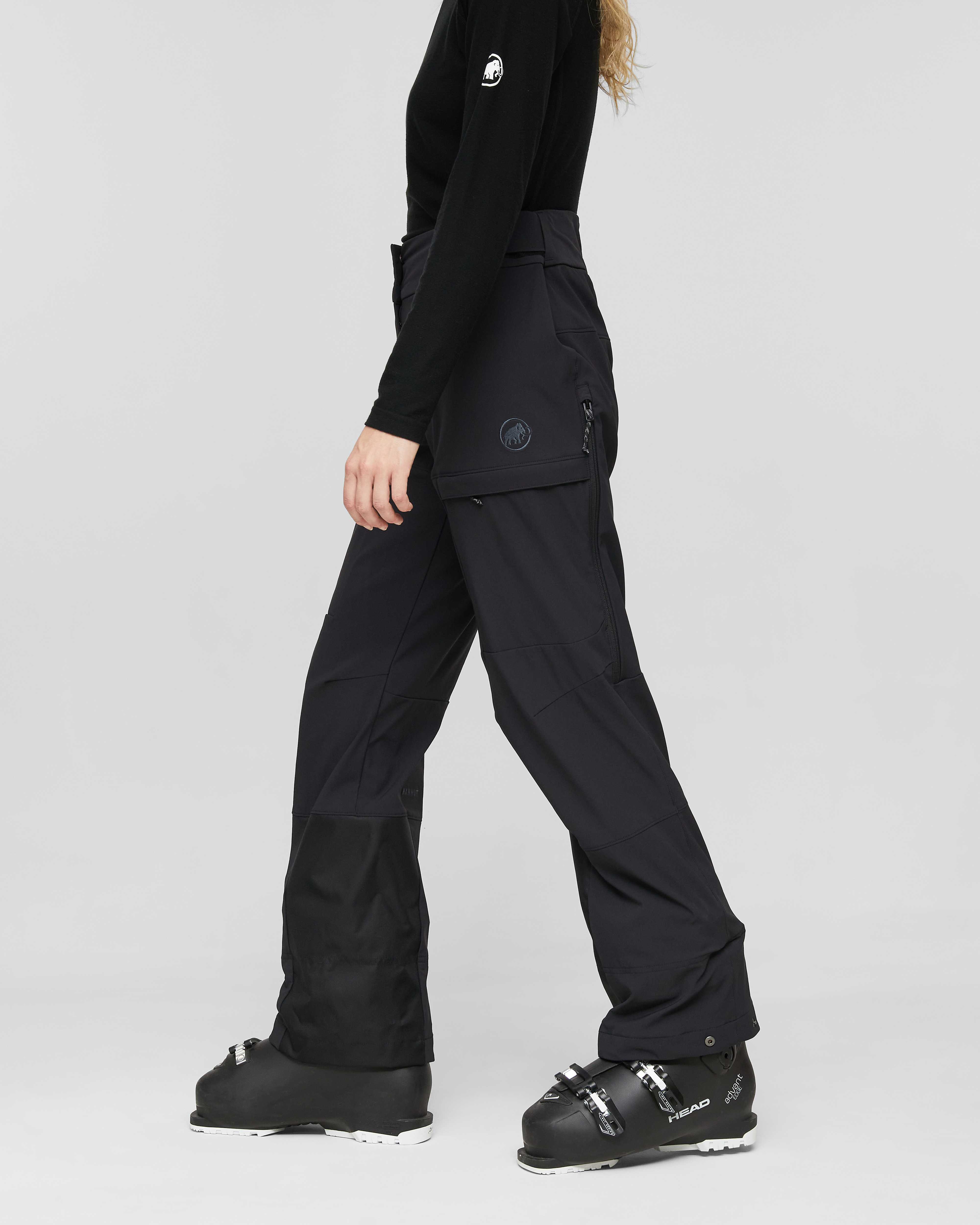 Mammut Skintrack SO Pants Women, black - Black - Model side view