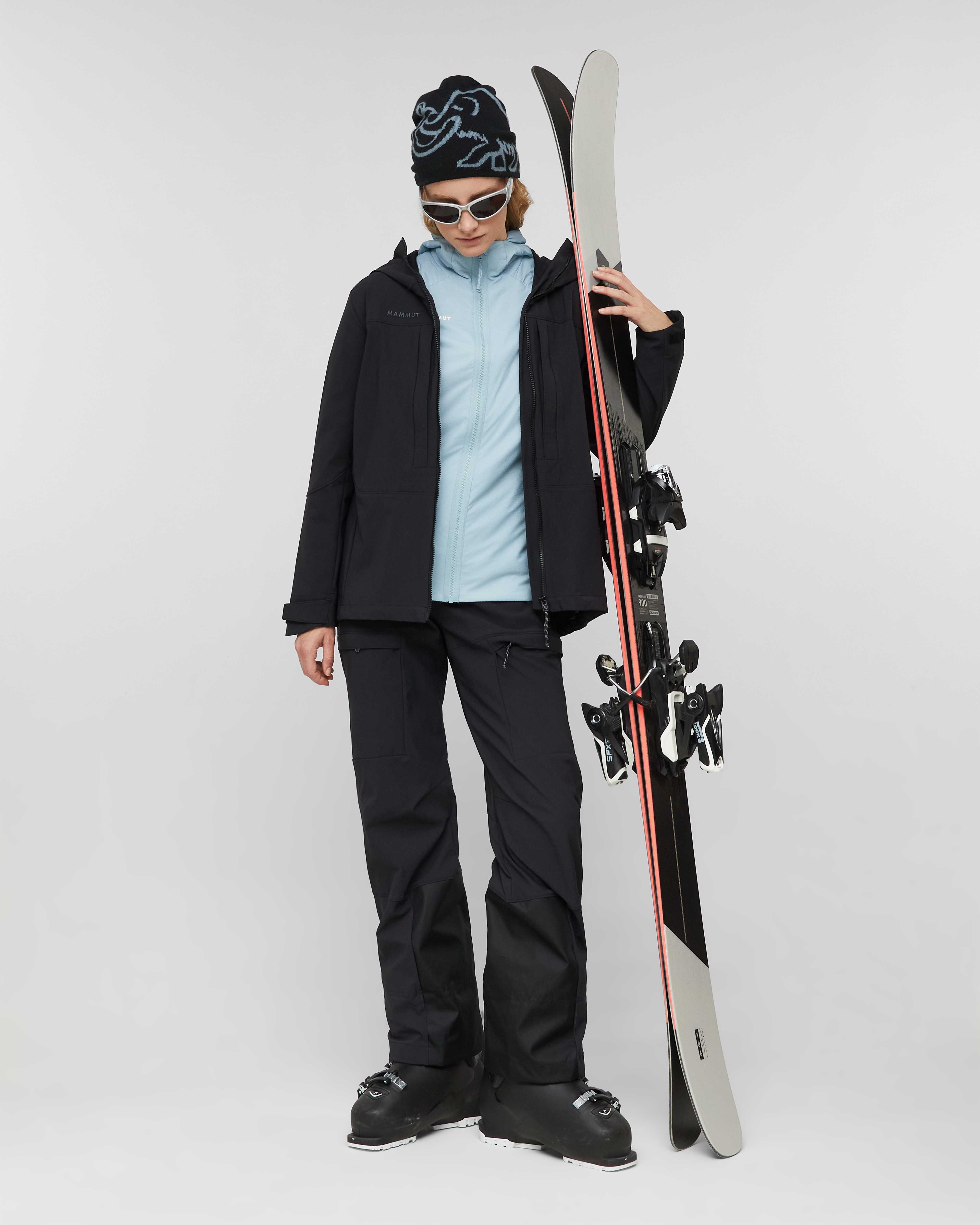 Mammut Skintrack SO Pants Women, black - Black - Outdoor view