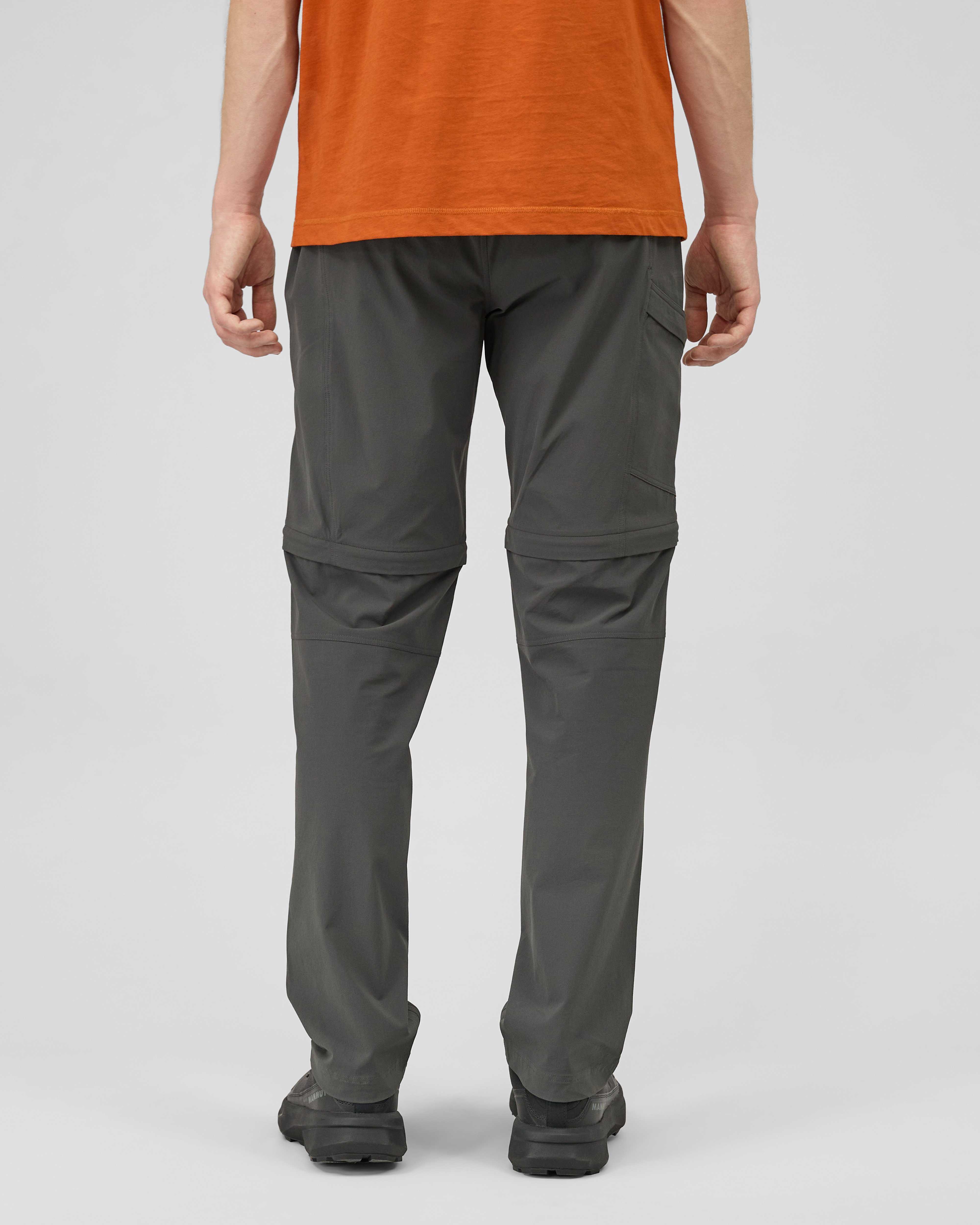 Mammut Runbold IV Zip Off Pants Men, gabbro - Gabbro - Model back view