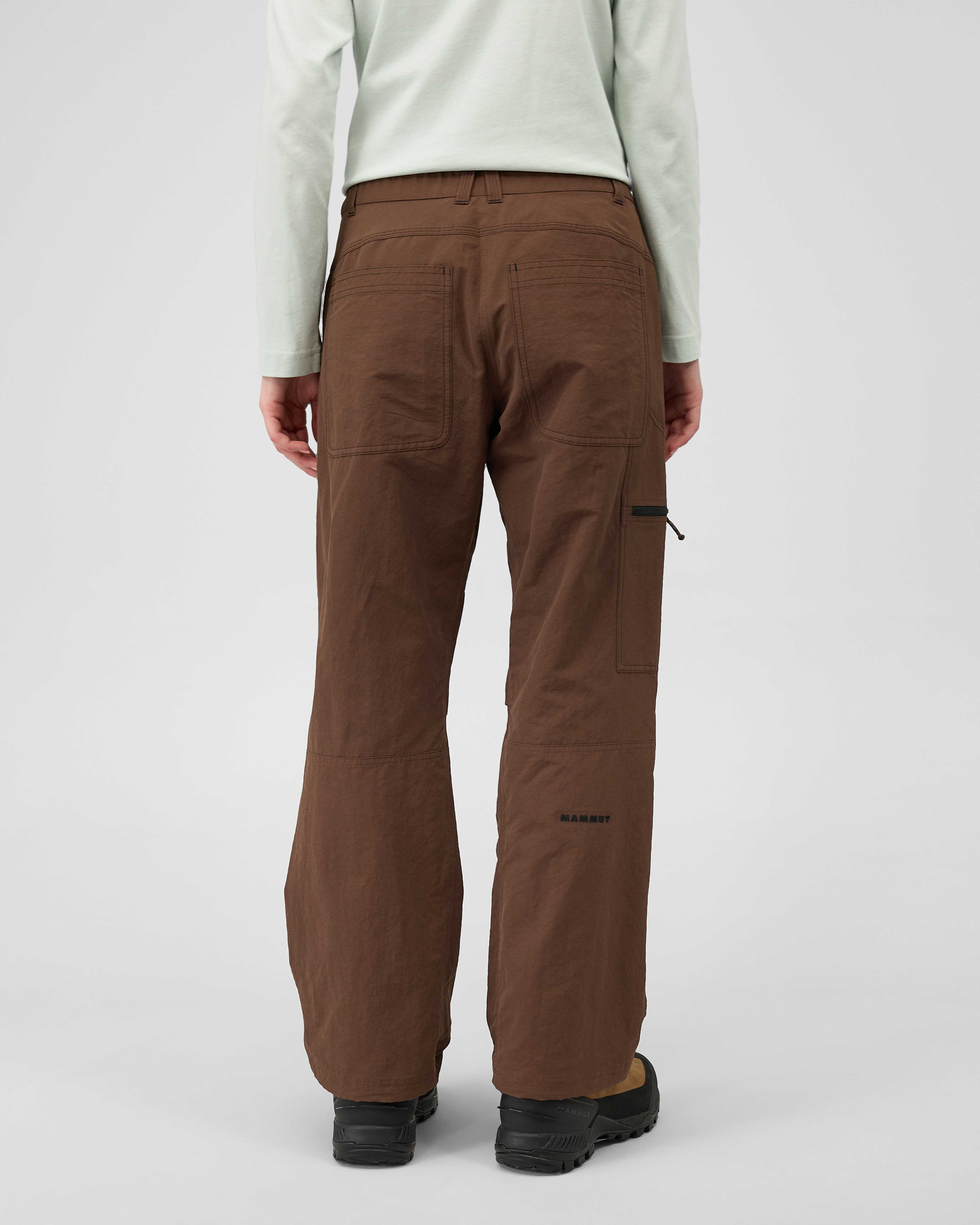 Mammut Workhorse Climbing Pants Women, soil - Soil - Model back view