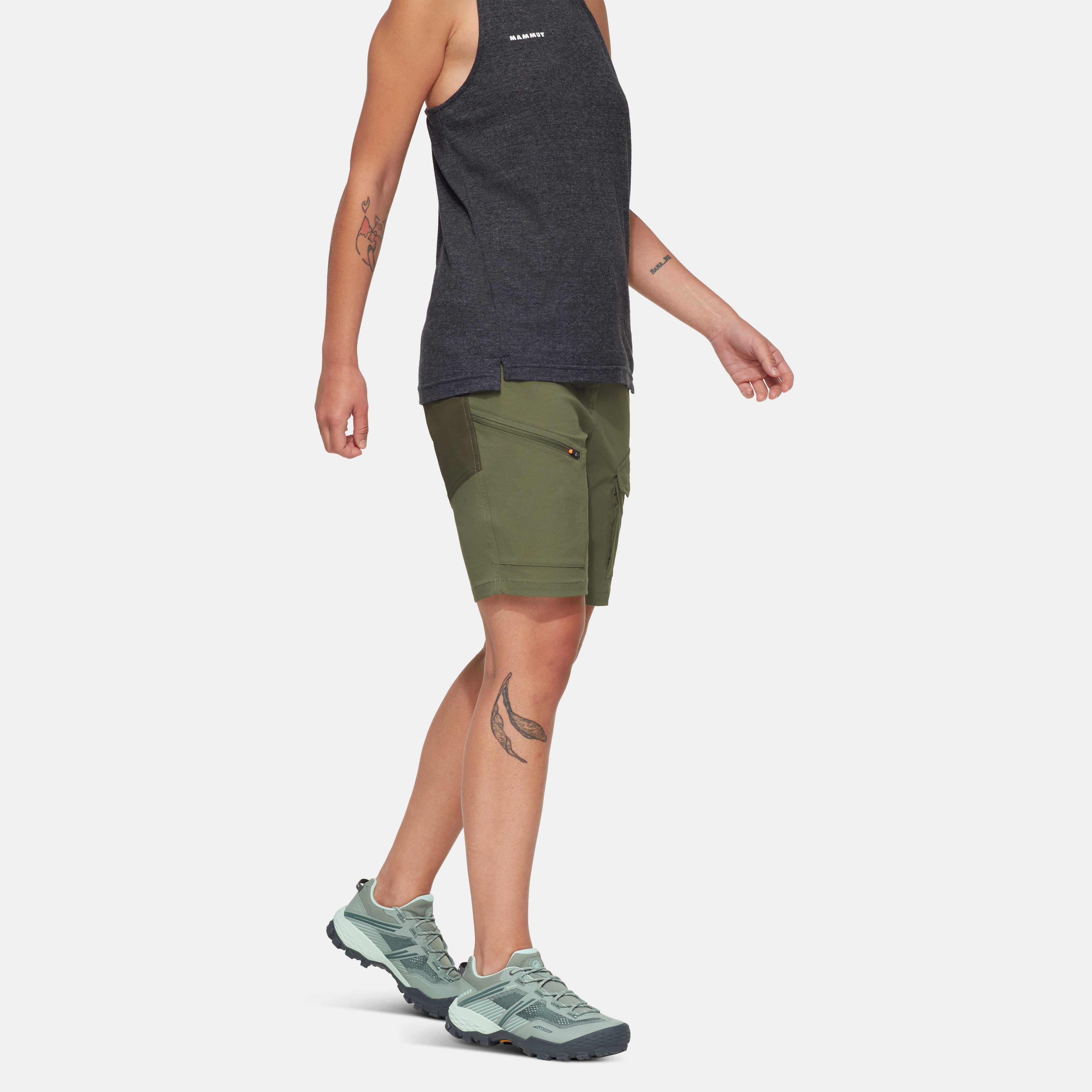 Mammut Zinal Hybrid Shorts Women, marsh-dark marsh - Marsh-dark marsh