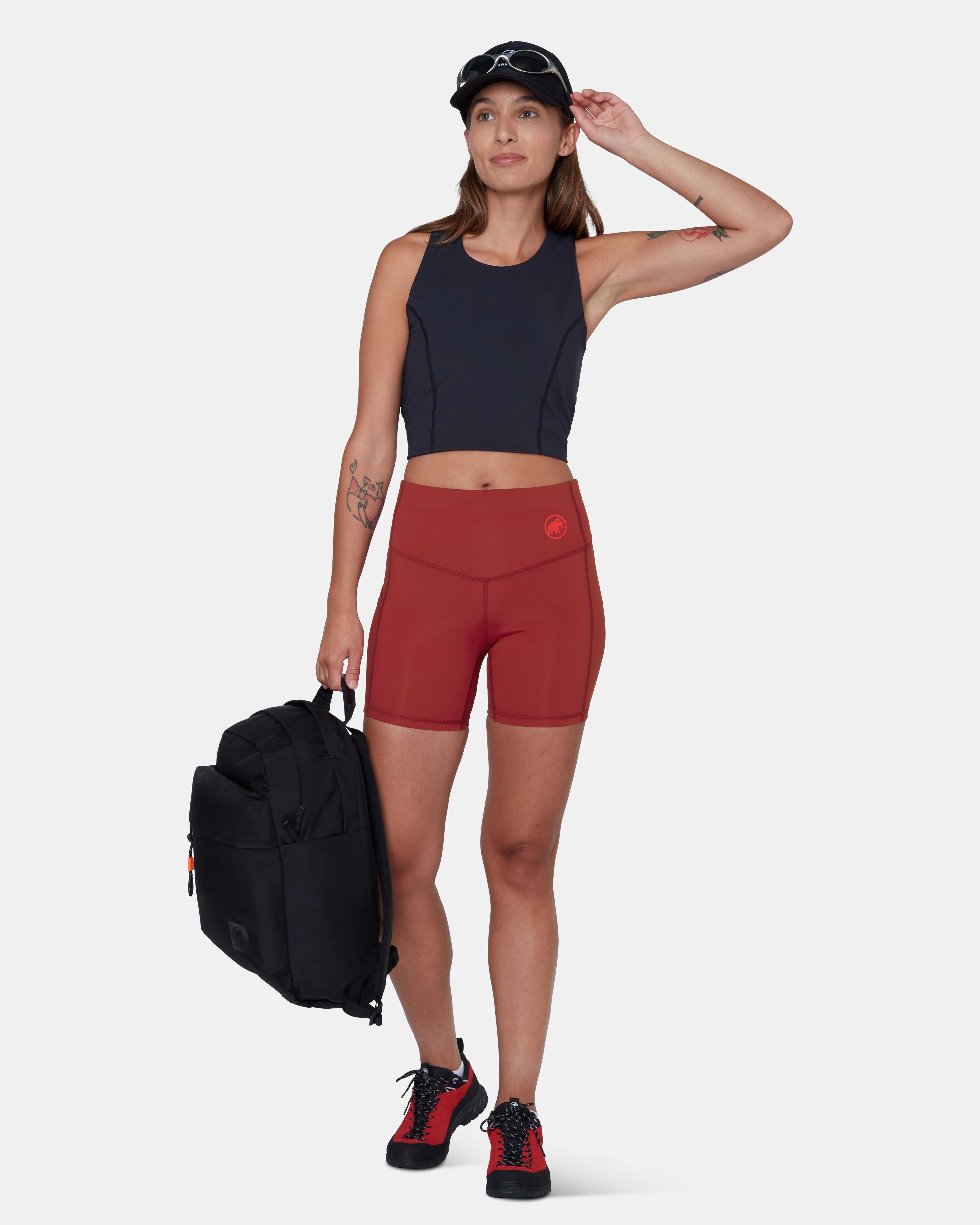 Mammut Massone Short Tights Women, dark mammut red - Dark mammut red