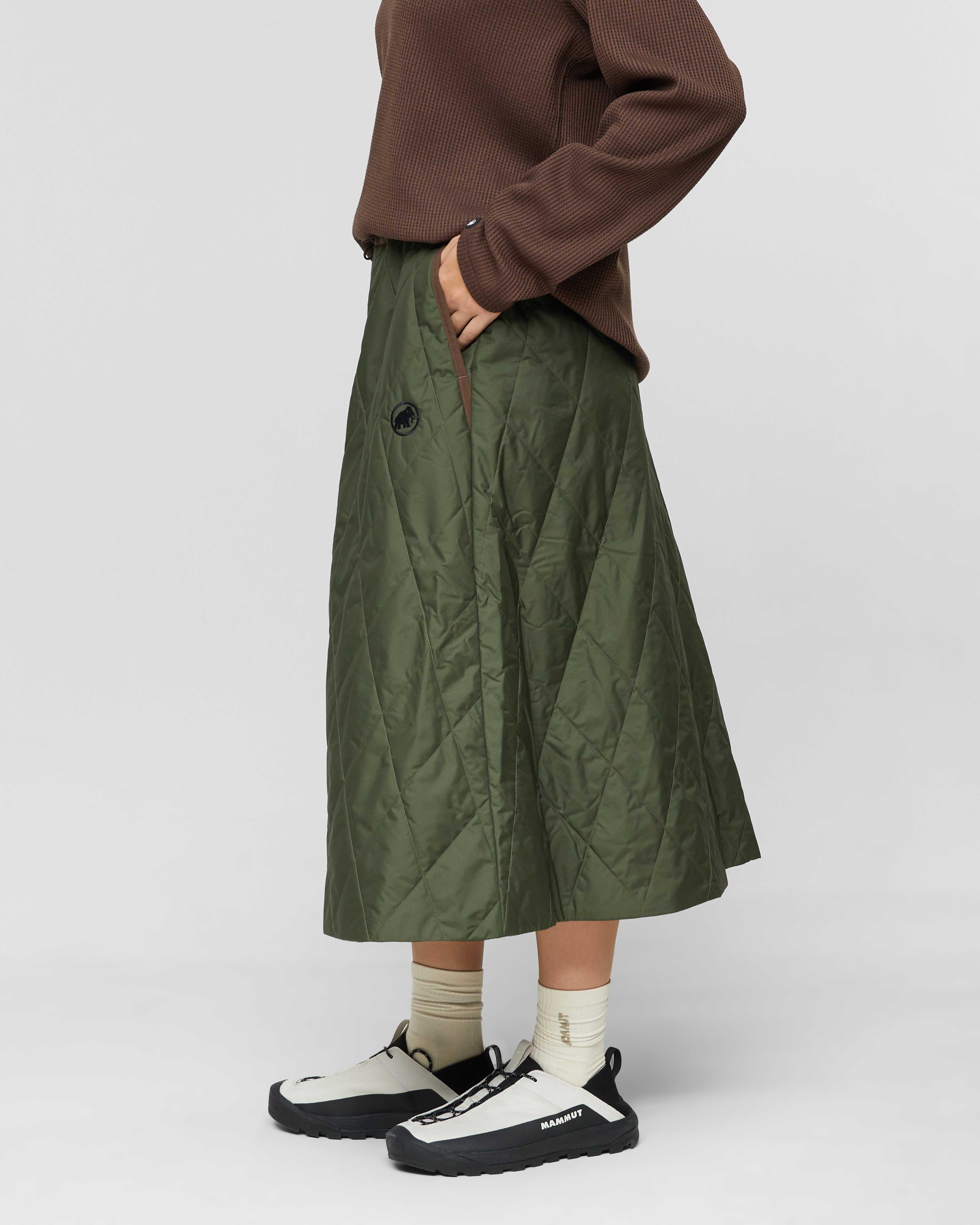 Mammut Highland Traverse IN Skirt Women, dark marsh - Dark marsh - Model side view