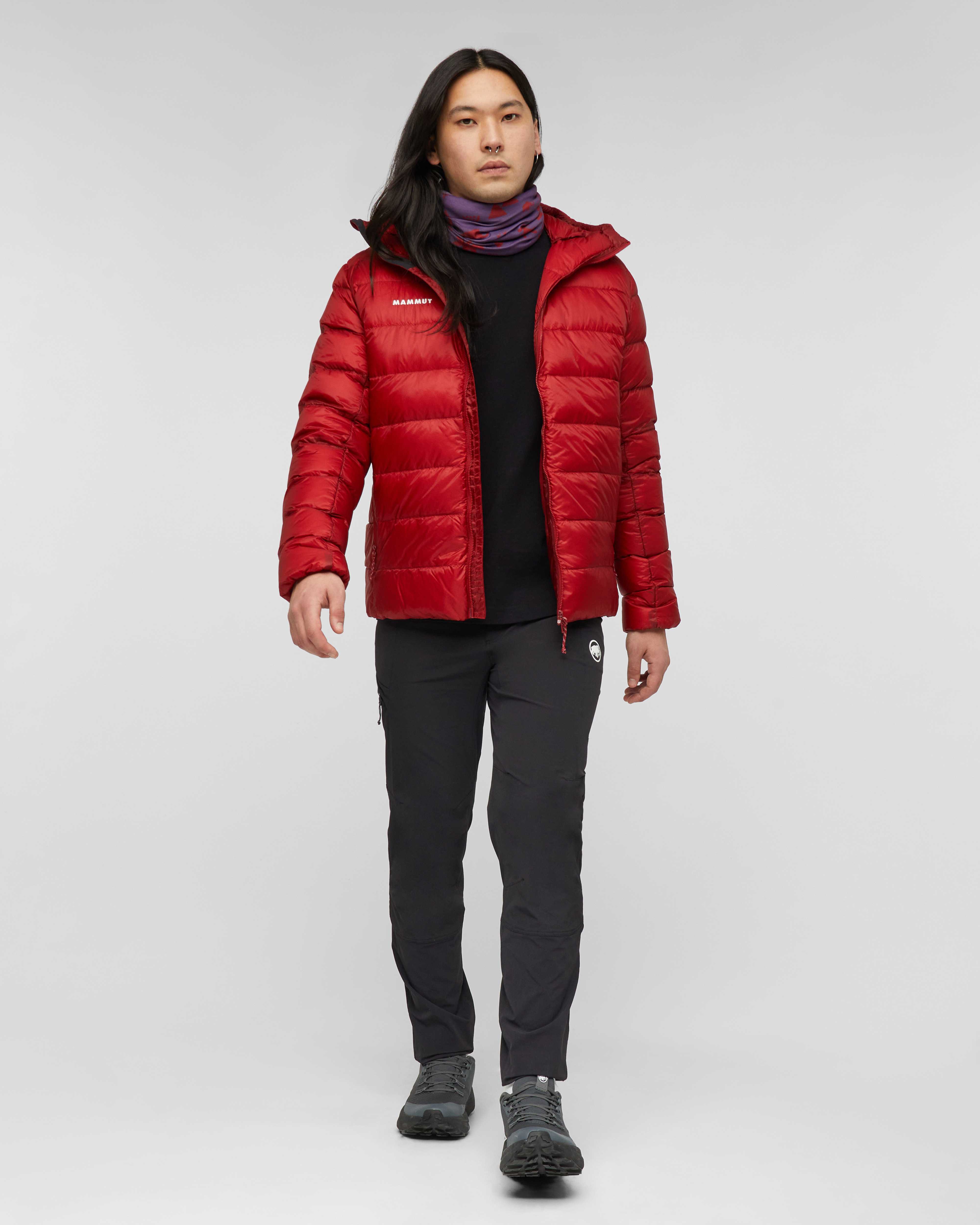 Mammut Broad Peak Pro IN Hooded Jacket Men, dark mammut red - Dark mammut red - Outdoor view