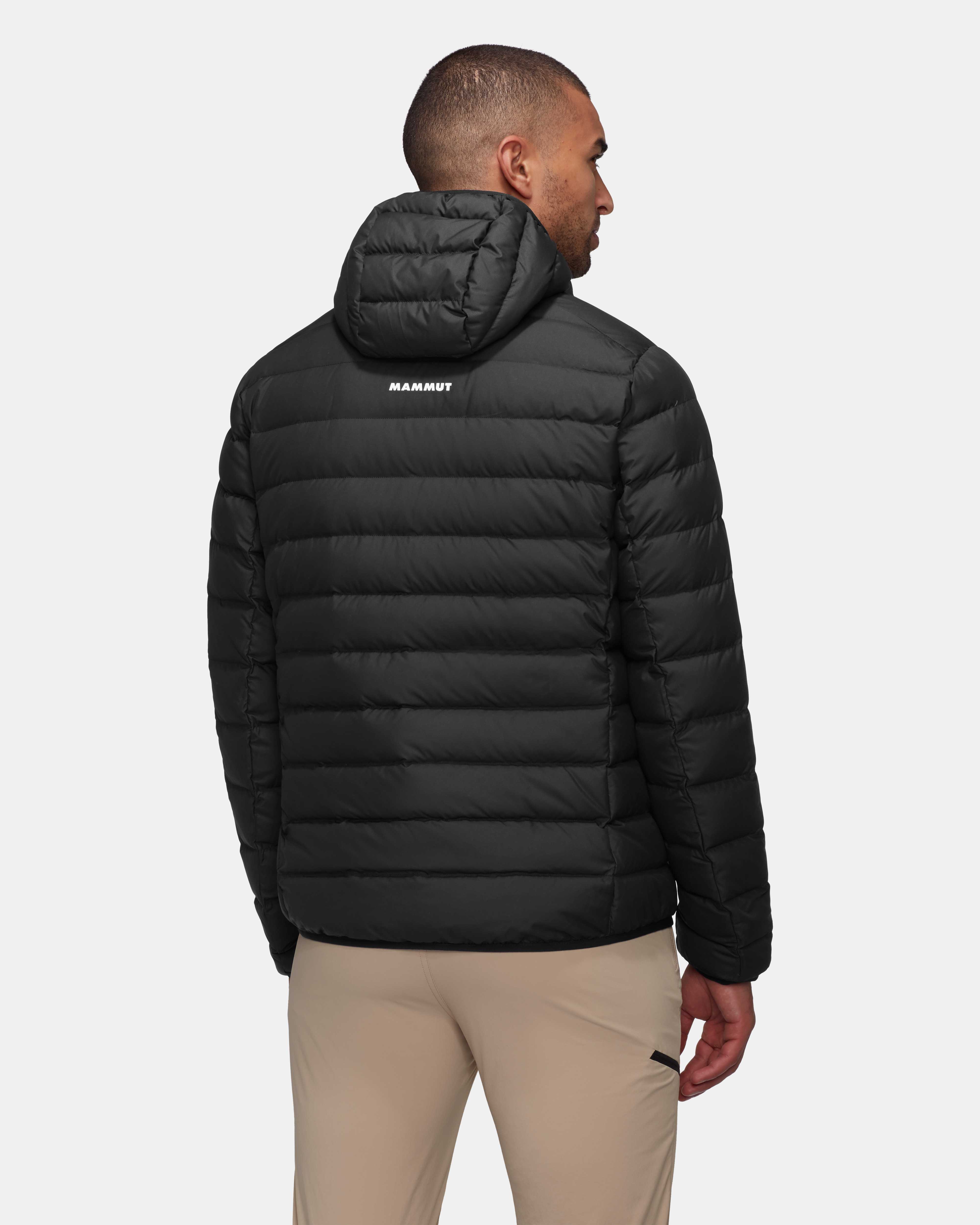 Mammut Waymarker IN Hooded Jacket Men, black - Black - Model back view