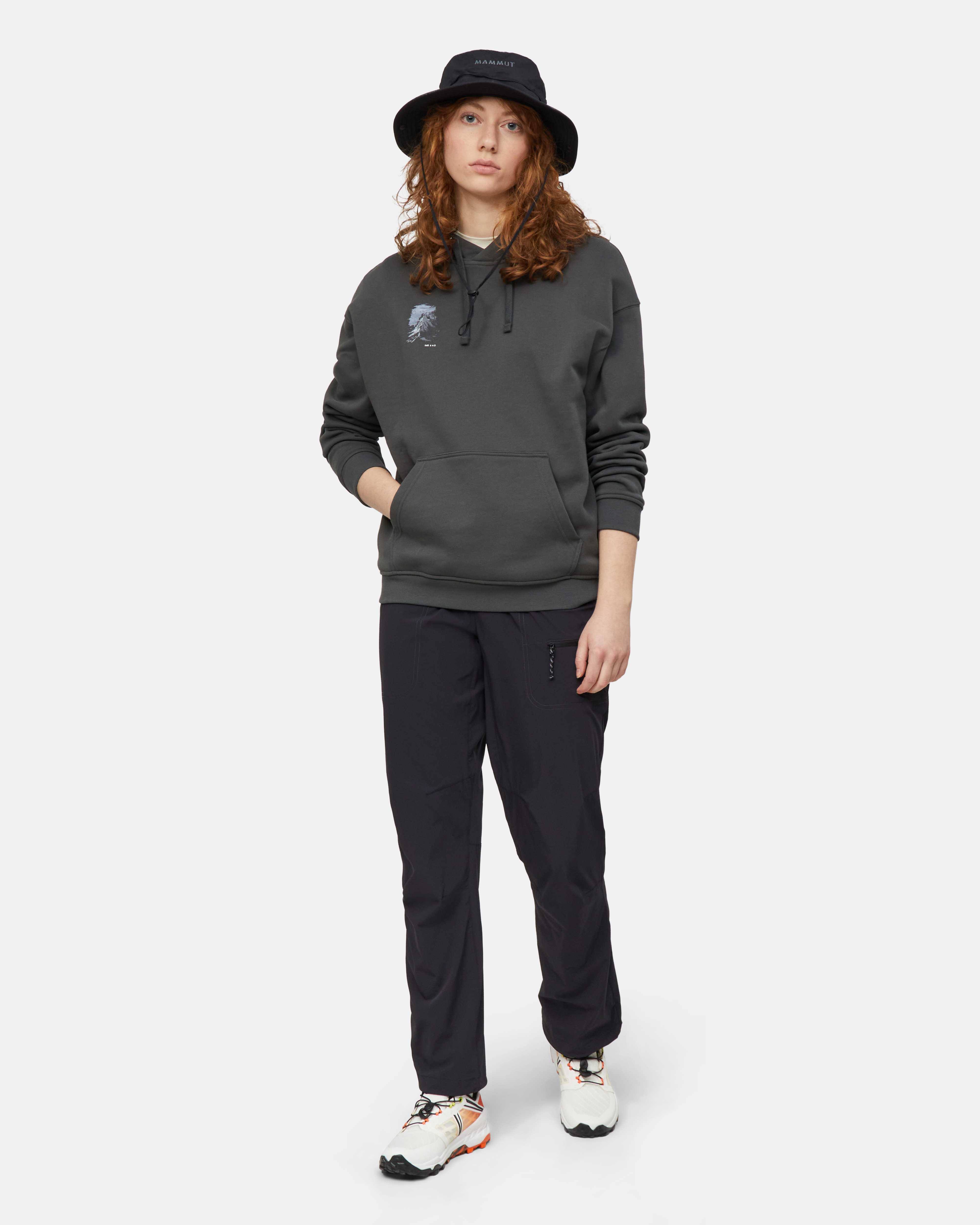 Mammut Mammut Base ML Hoody Women Misty Mountain, gabbro - Gabbro