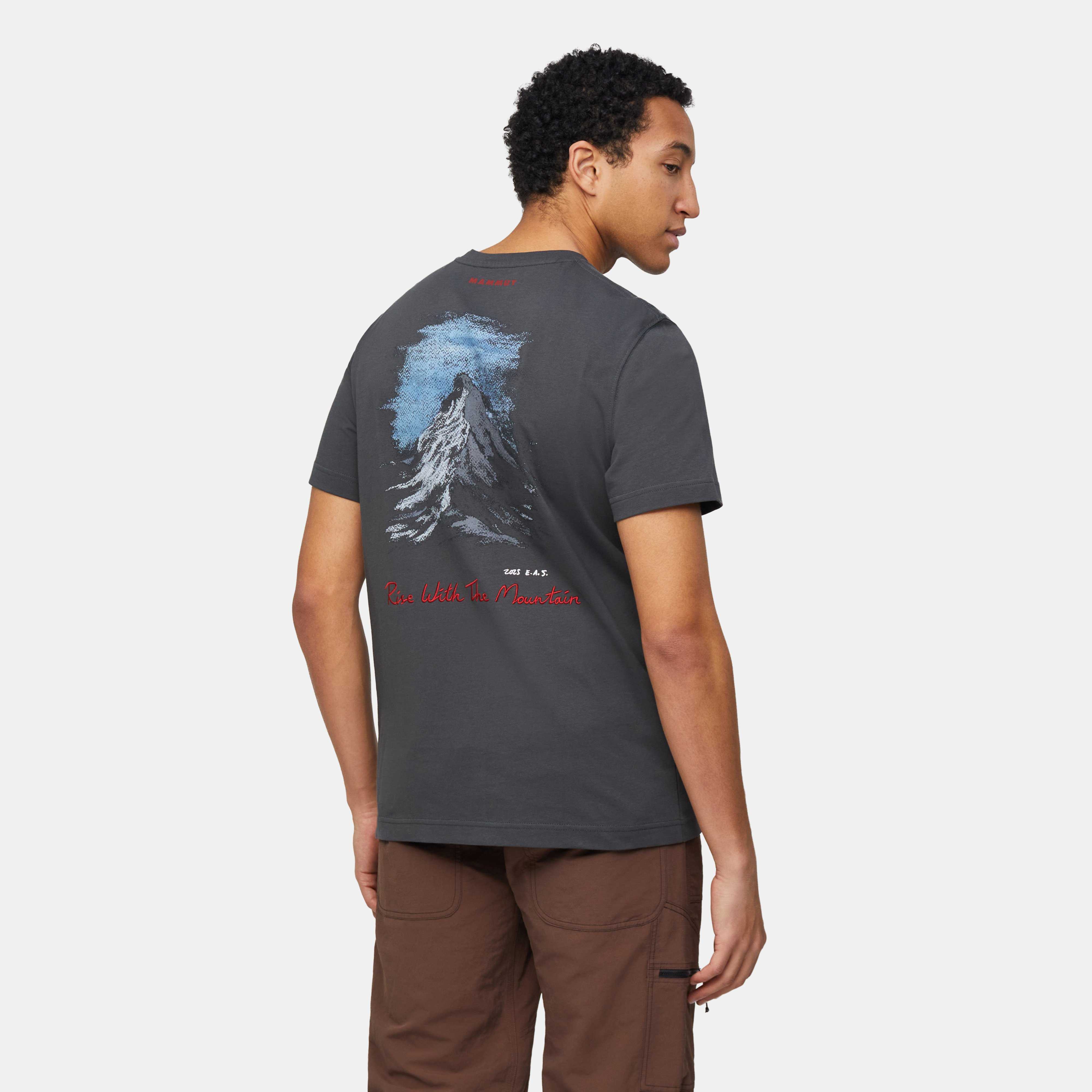 Mammut Mammut Base T-Shirt Men Misty Mountain, gabbro - Gabbro