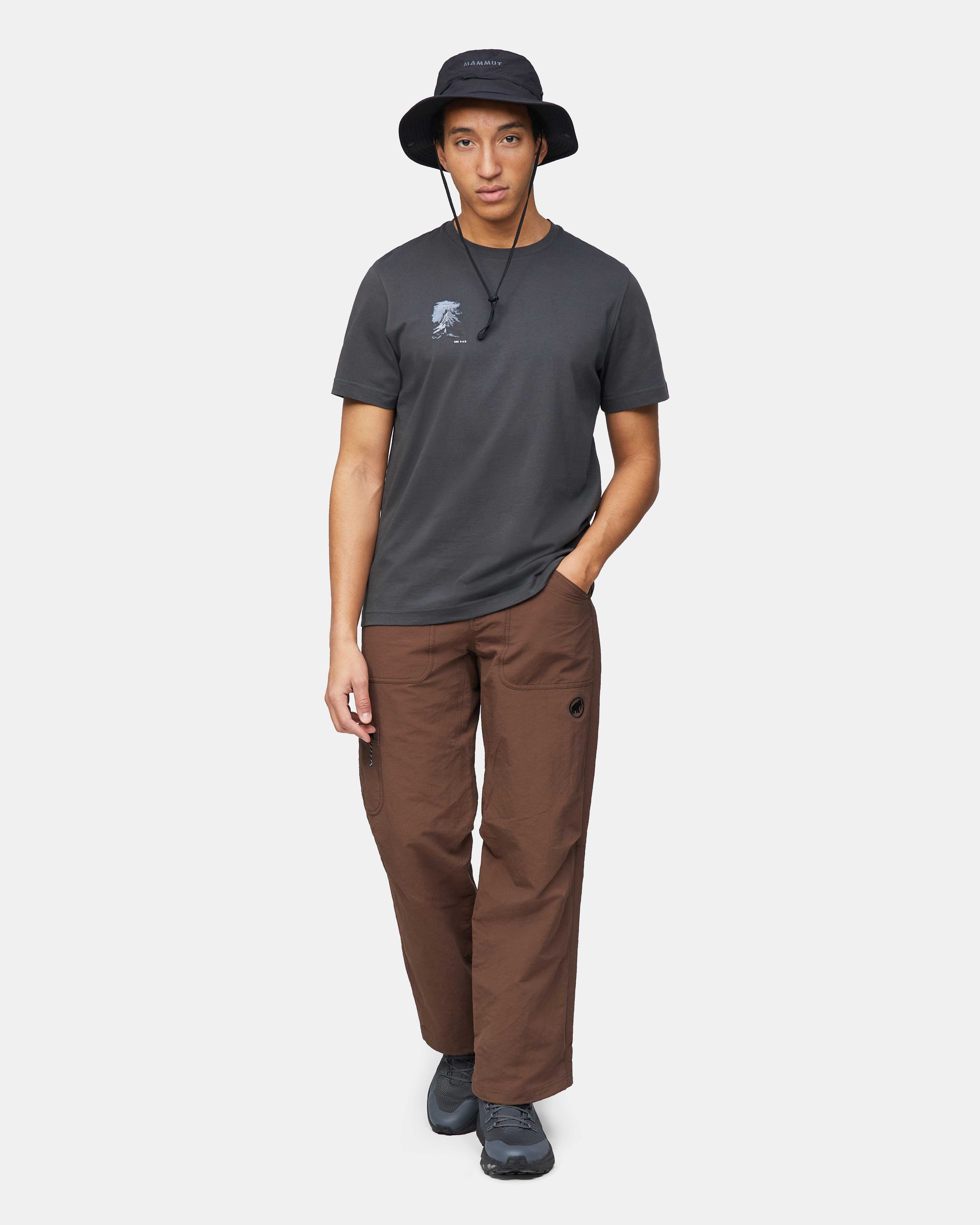 Mammut Mammut Base T-Shirt Men Misty Mountain, gabbro - Gabbro