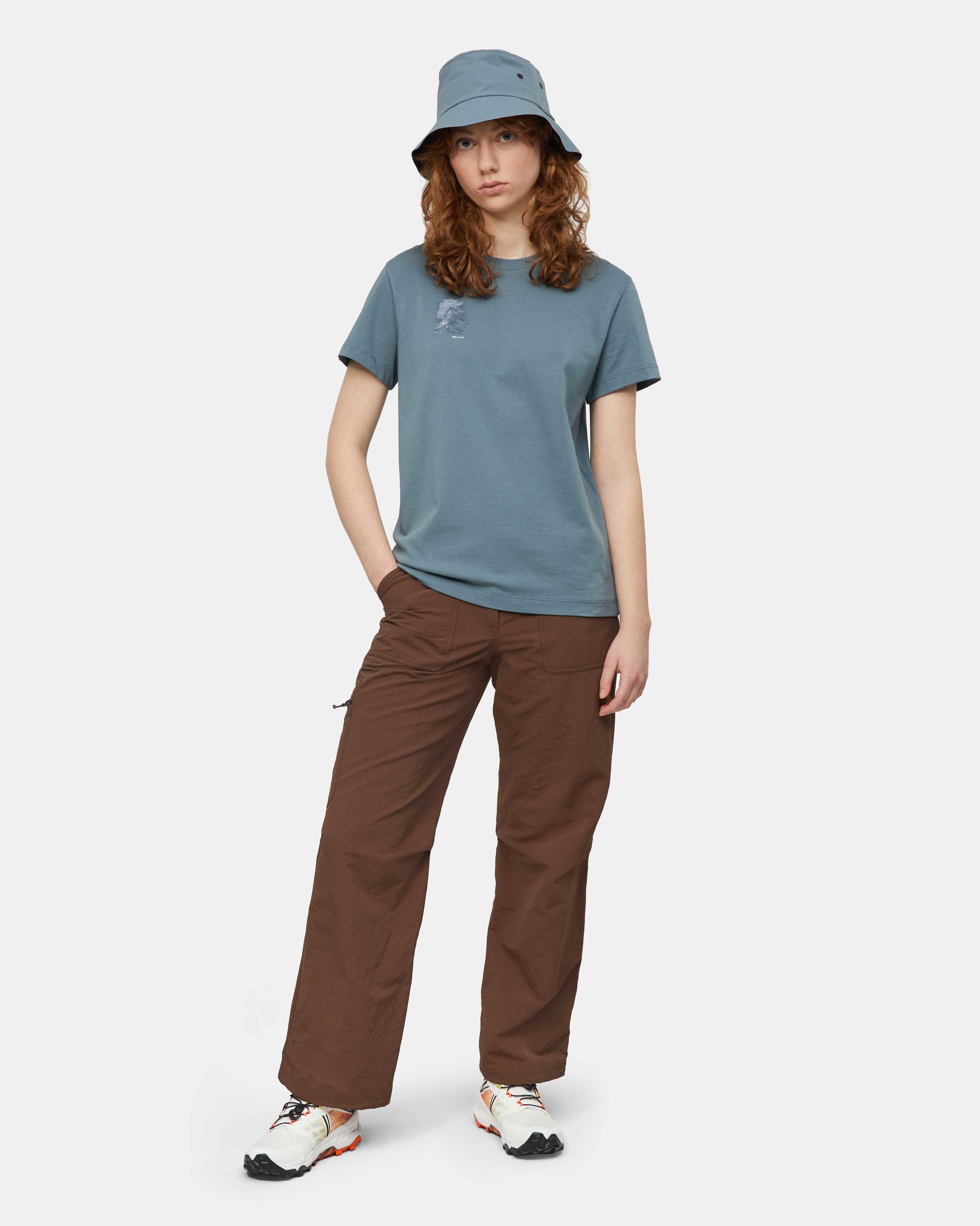 Mammut Mammut Base T-Shirt Women Misty Mountain, strata - Strata