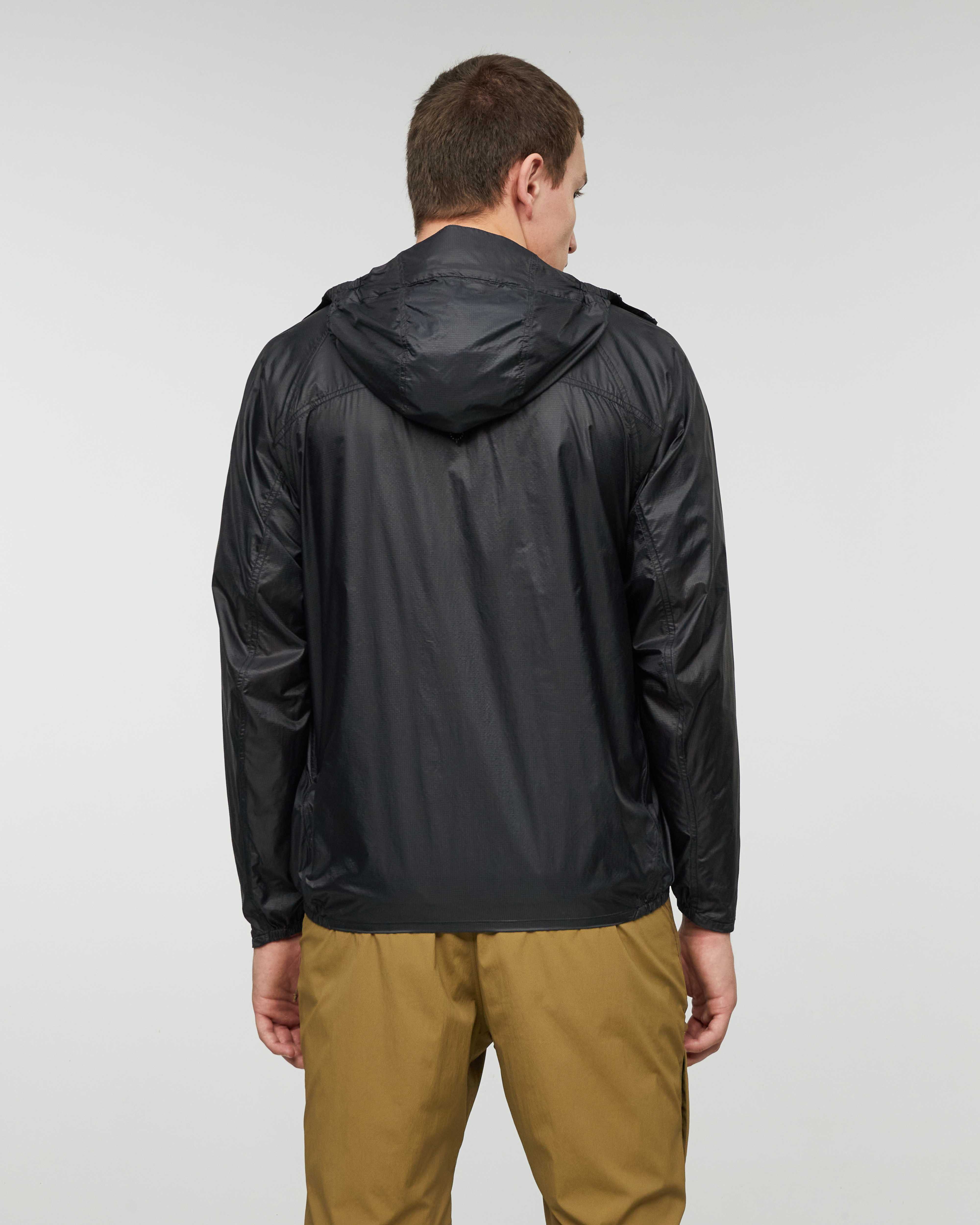 Mammut Valley Light WB Hooded Jacket Men, creas black - Creas black - Model back view
