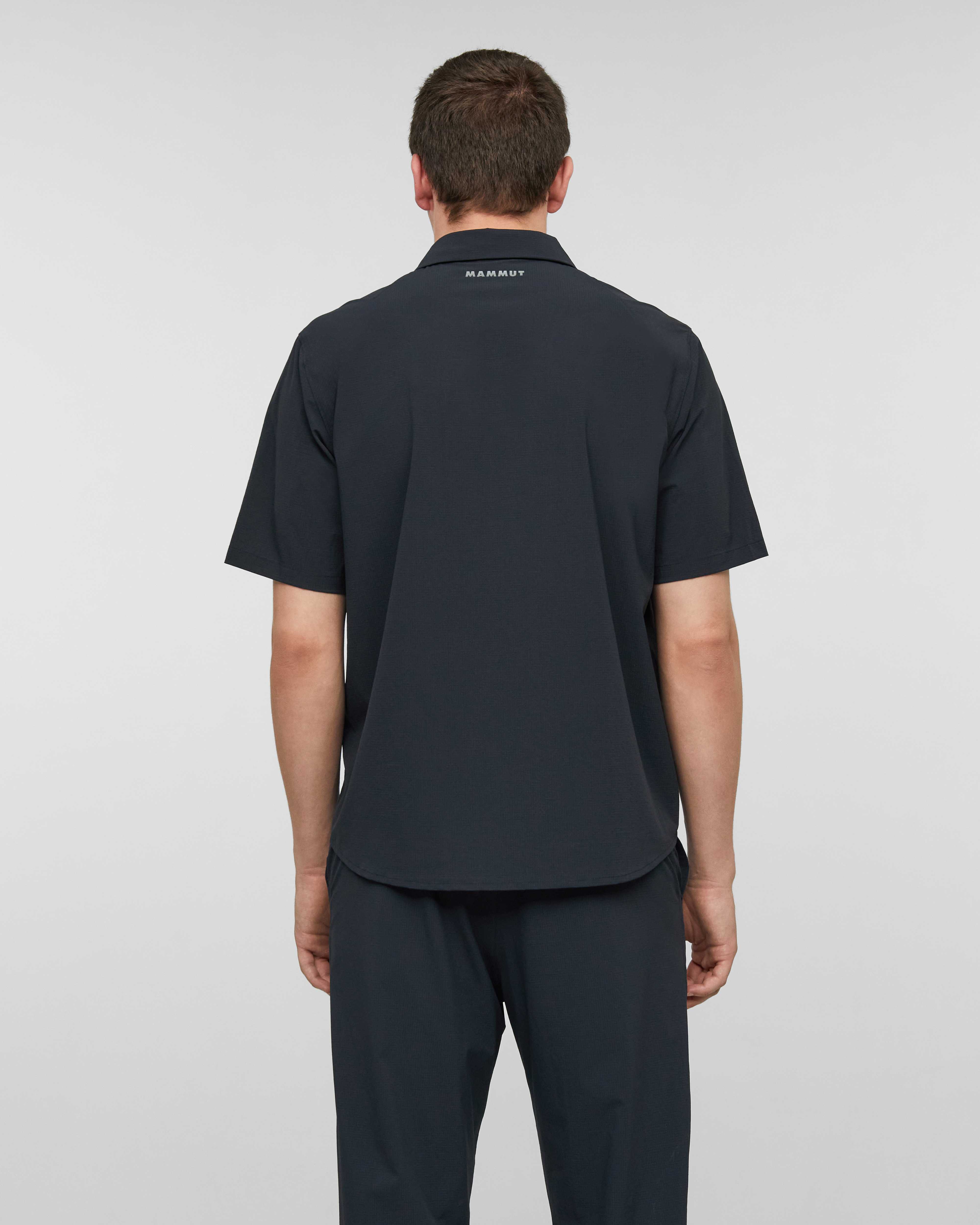 Mammut Valley Airdot Shirt Men, creas black - Creas black - Model back view