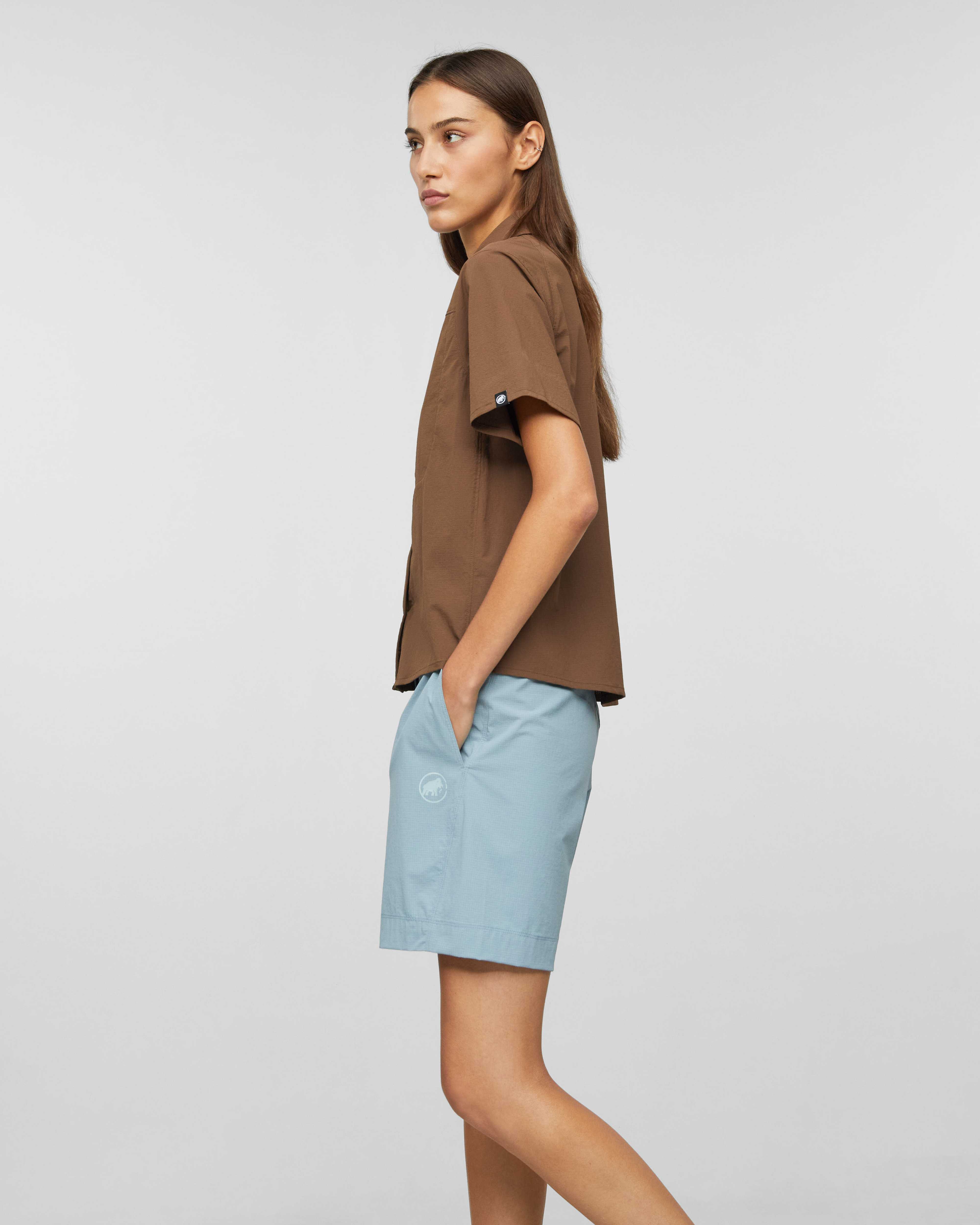 Mammut Valley Airdot Shirt Women, creas brown - Creas brown - Model side view