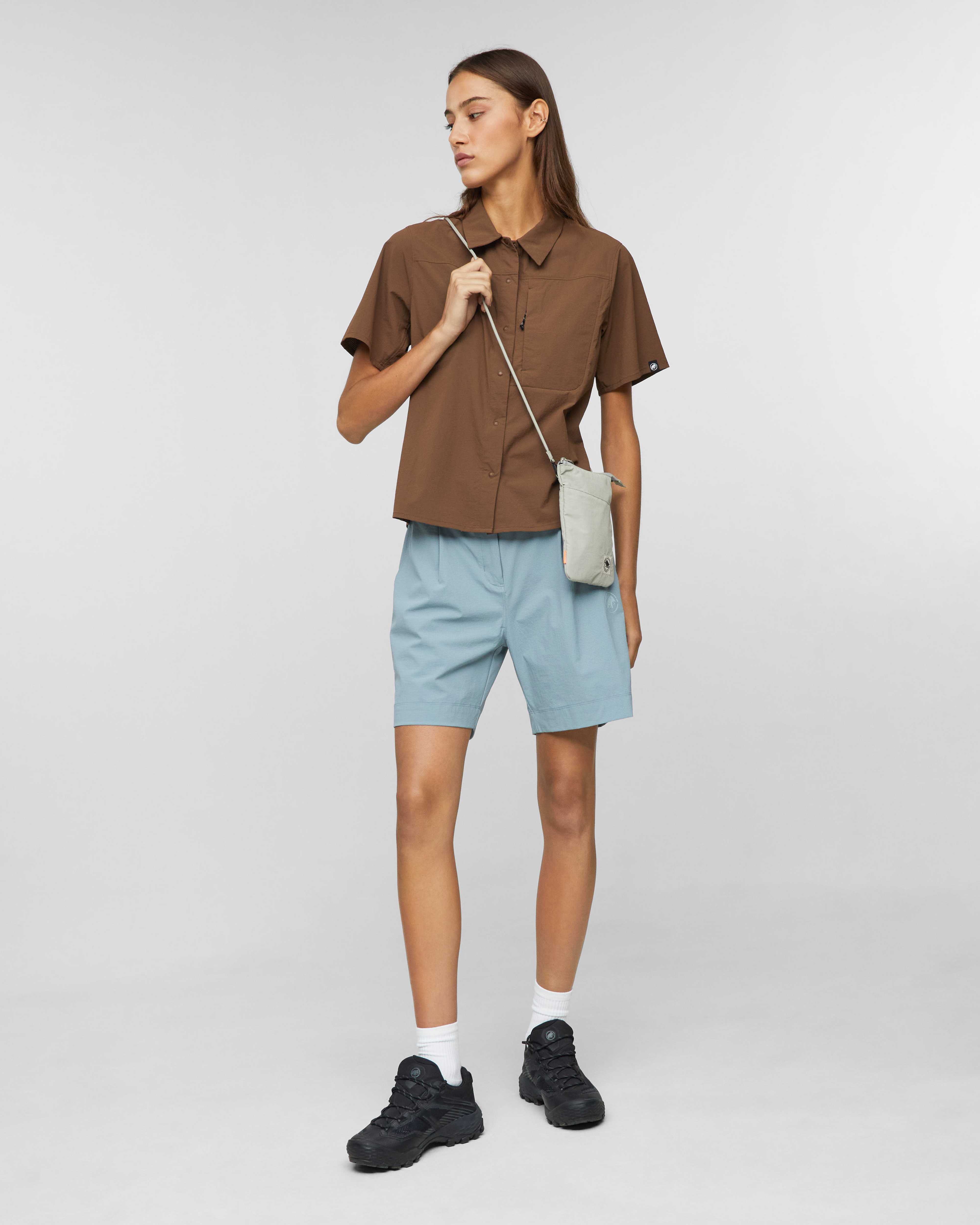 Mammut Valley Airdot Shirt Women, creas brown - Creas brown - Outdoor view