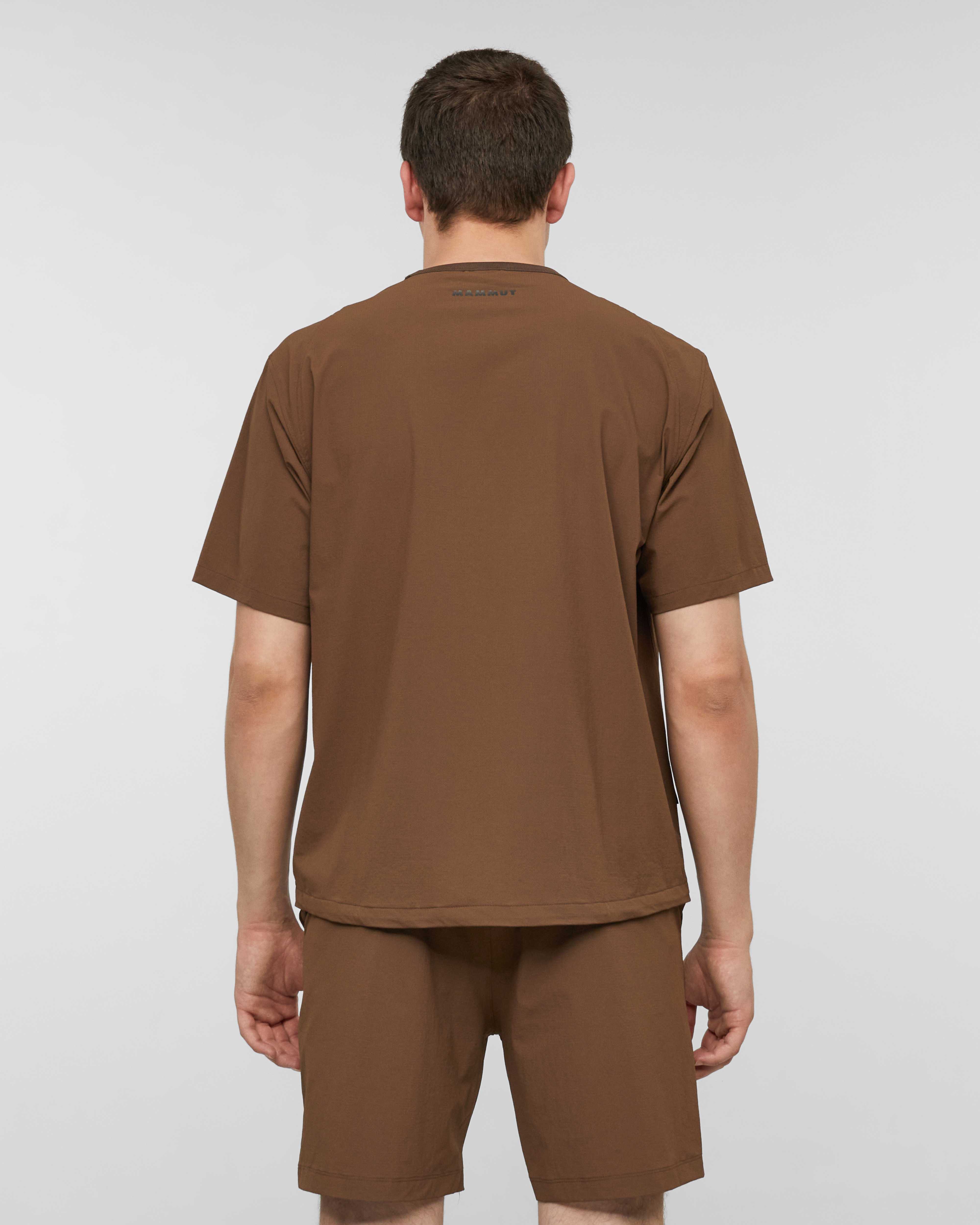 Mammut Valley Airdot T-Shirt Men, creas brown - Creas brown - Model back view