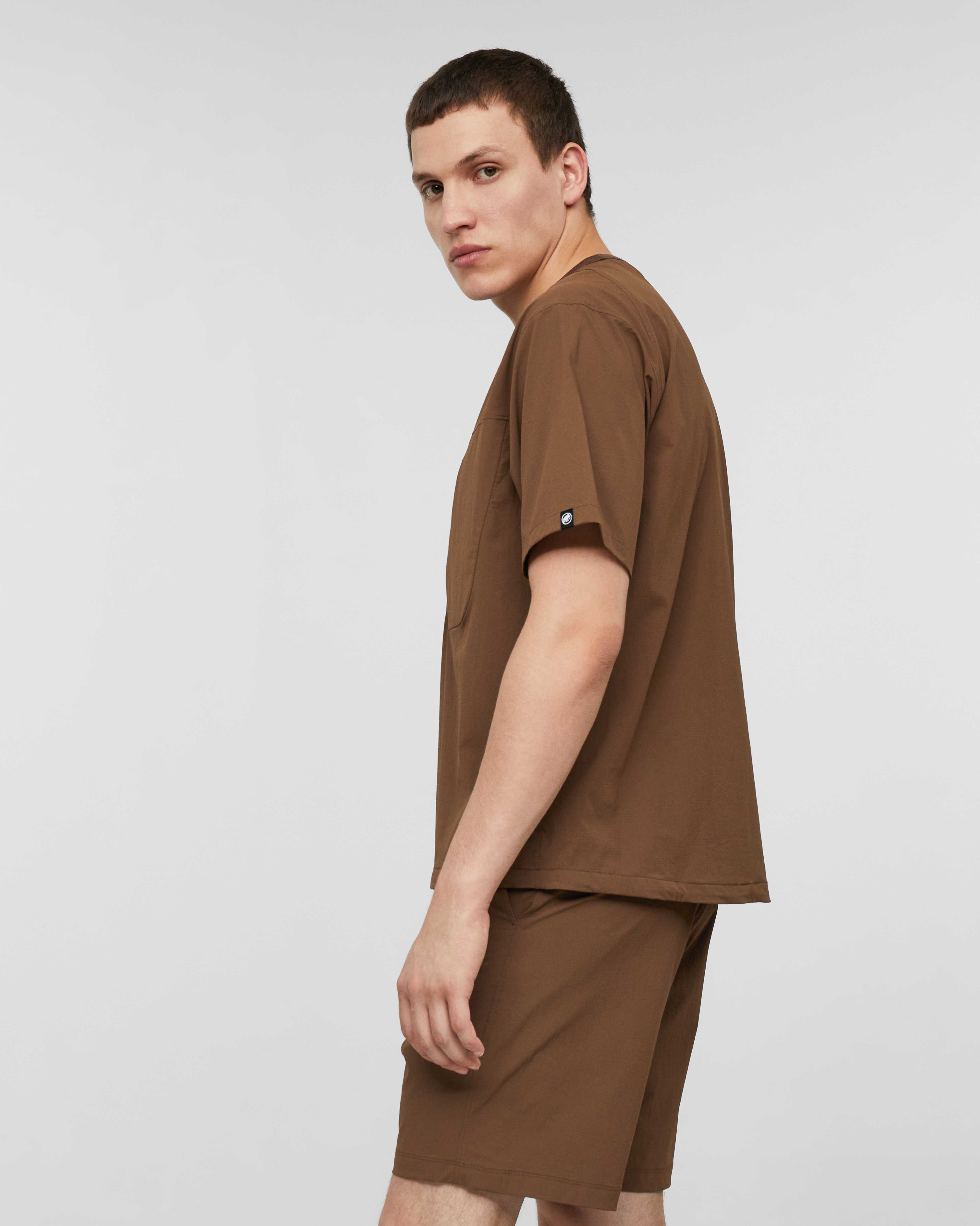 Mammut Valley Airdot T-Shirt Men, creas brown - Creas brown - Model side view
