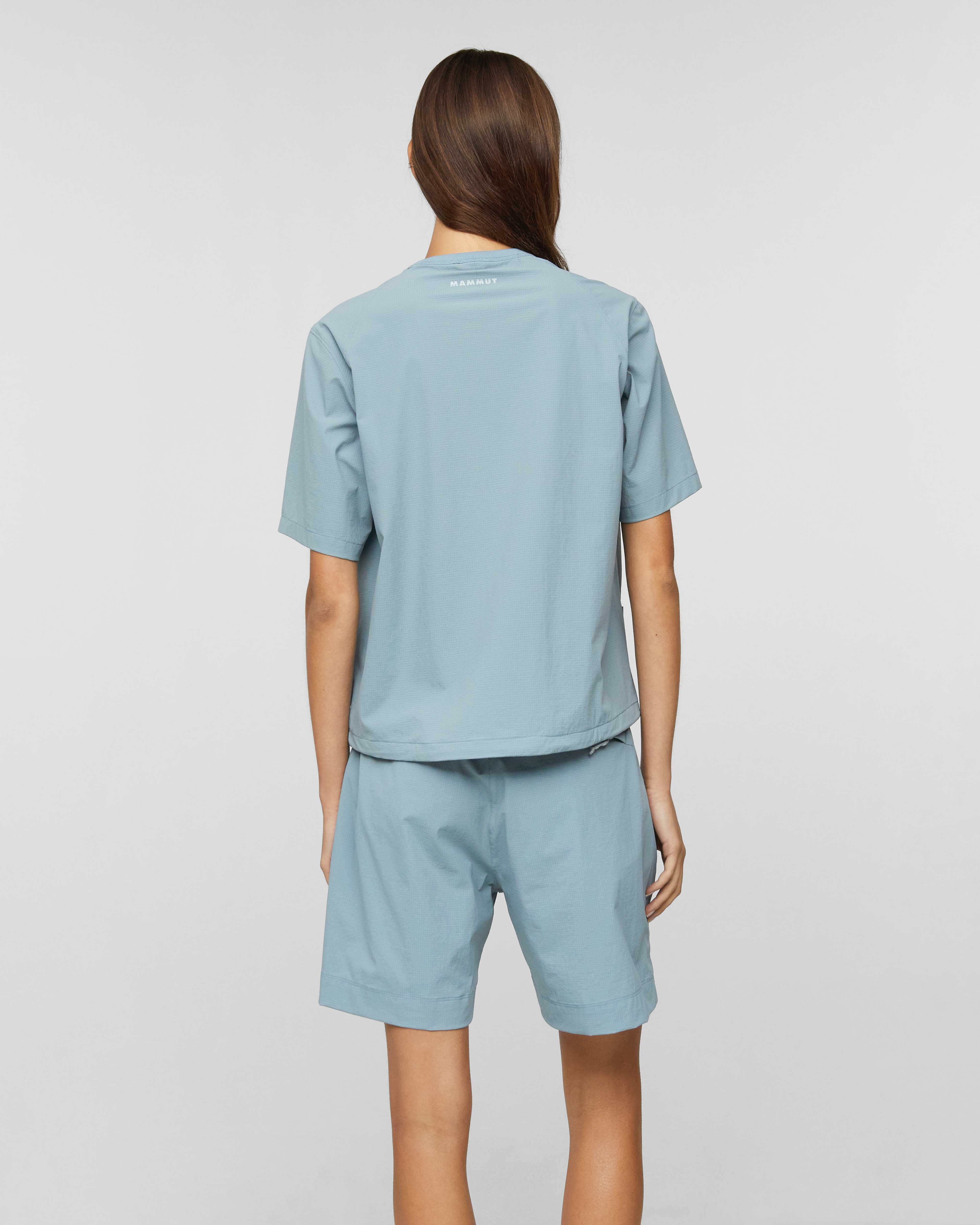 Mammut Valley Airdot T-Shirt Women, creas blue - Creas blue - Model back view