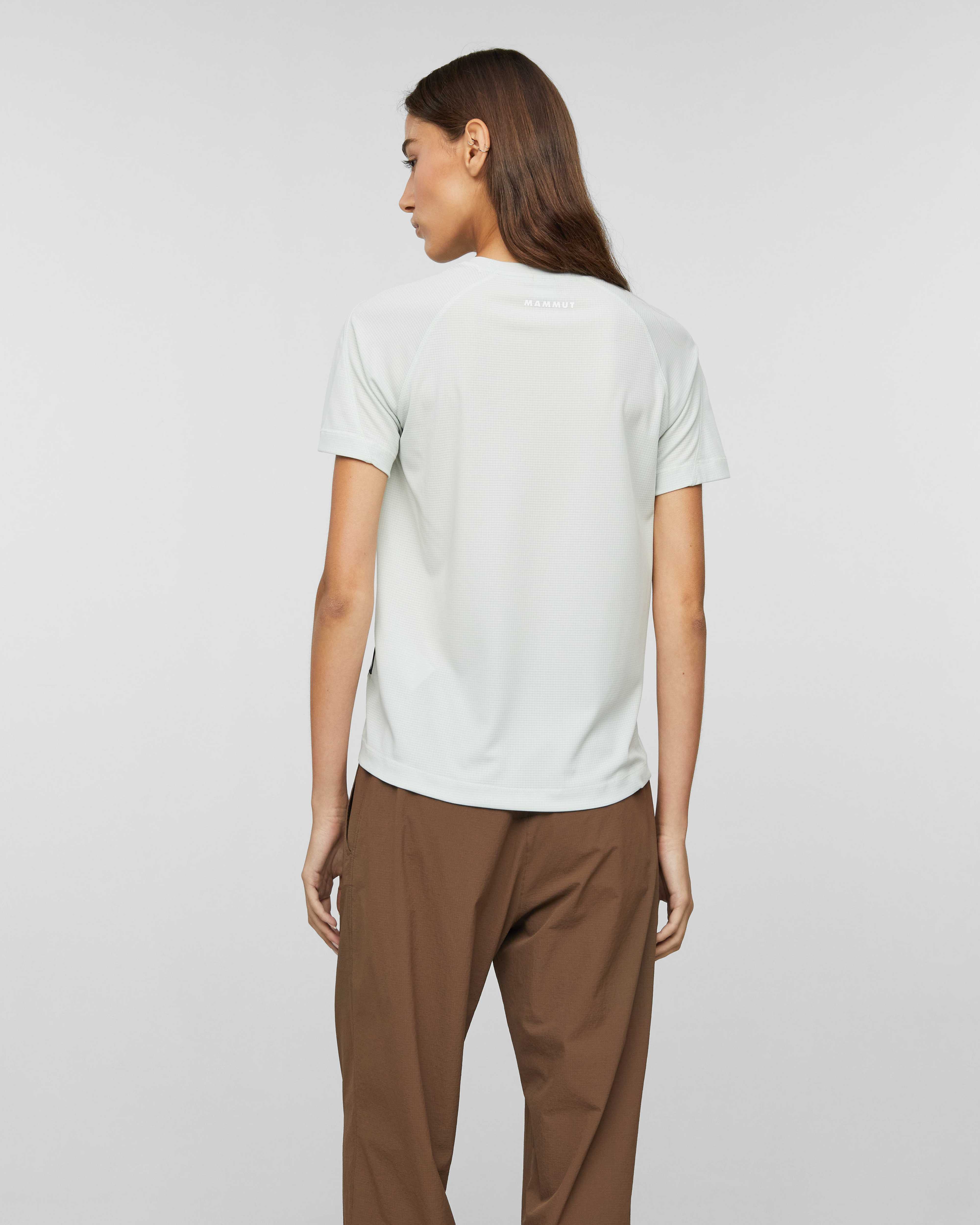 Mammut Valley Powerdry FL T-Shirt Women, creas mint - Creas mint - Model back view