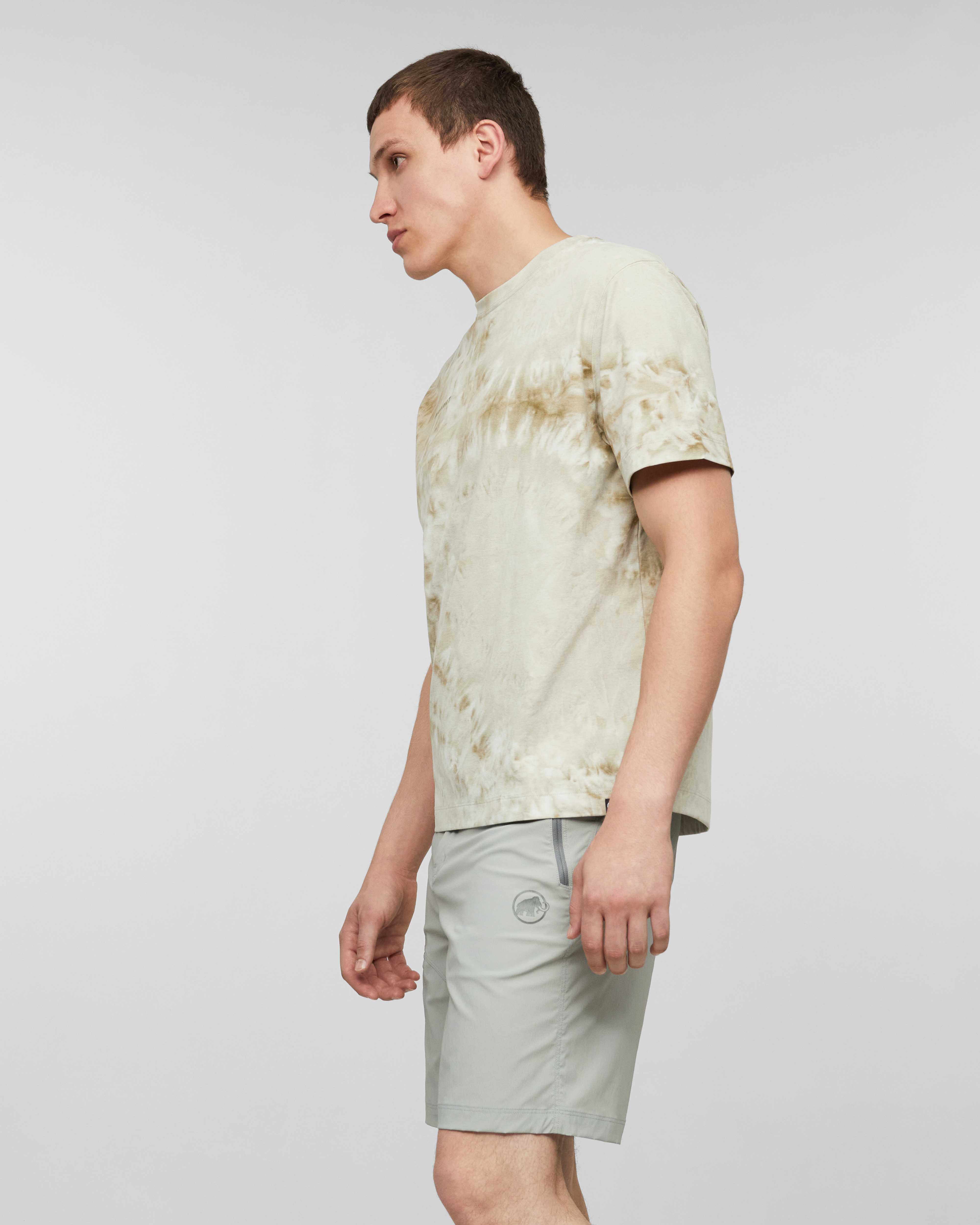 Mammut  Valley T-Shirt Men Tye-Dye, creas khaki - Creas khaki - Model side view