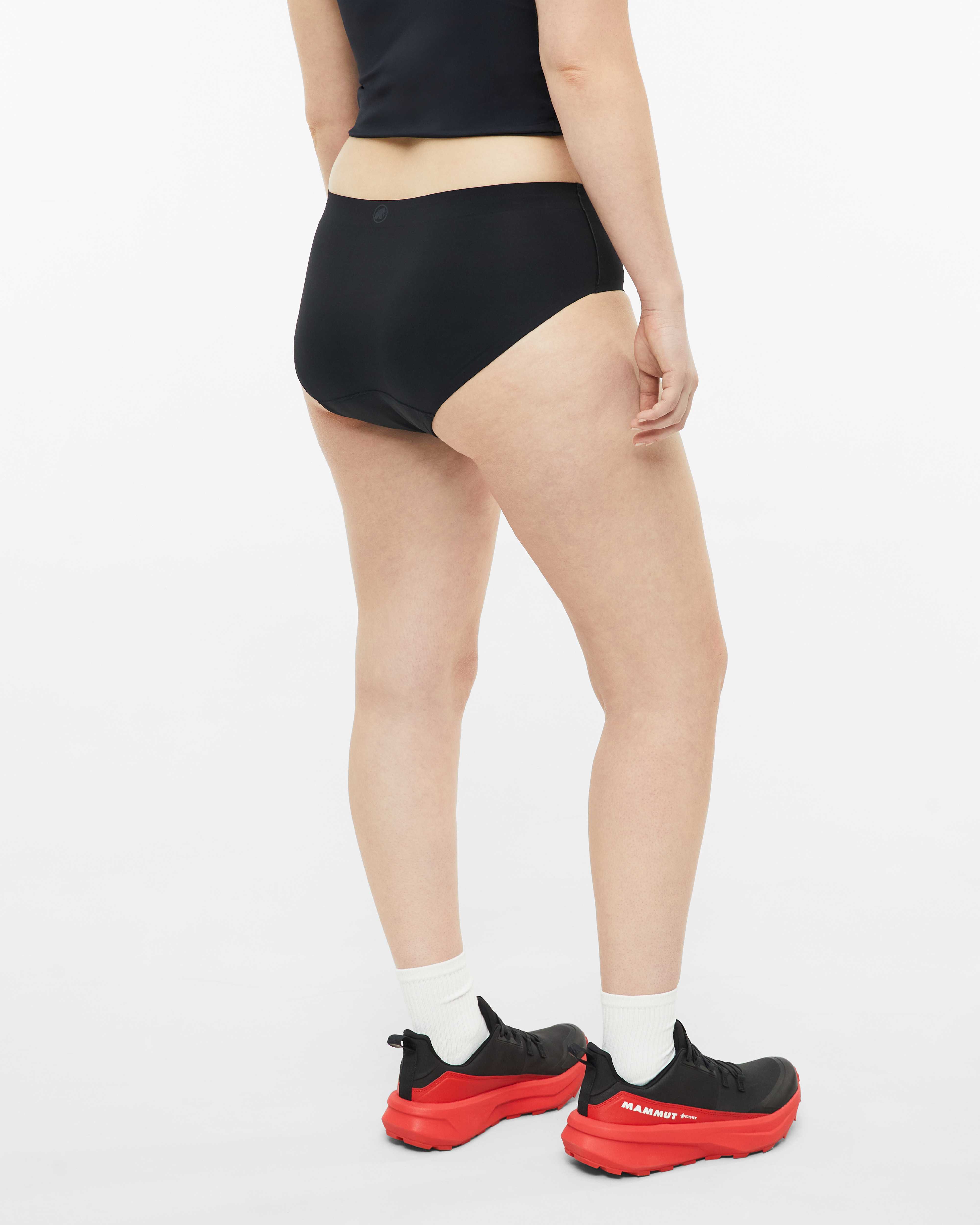Mammut Mammut Hiphugger - Engineered period panty - High absorbency, black - Black - Model back view