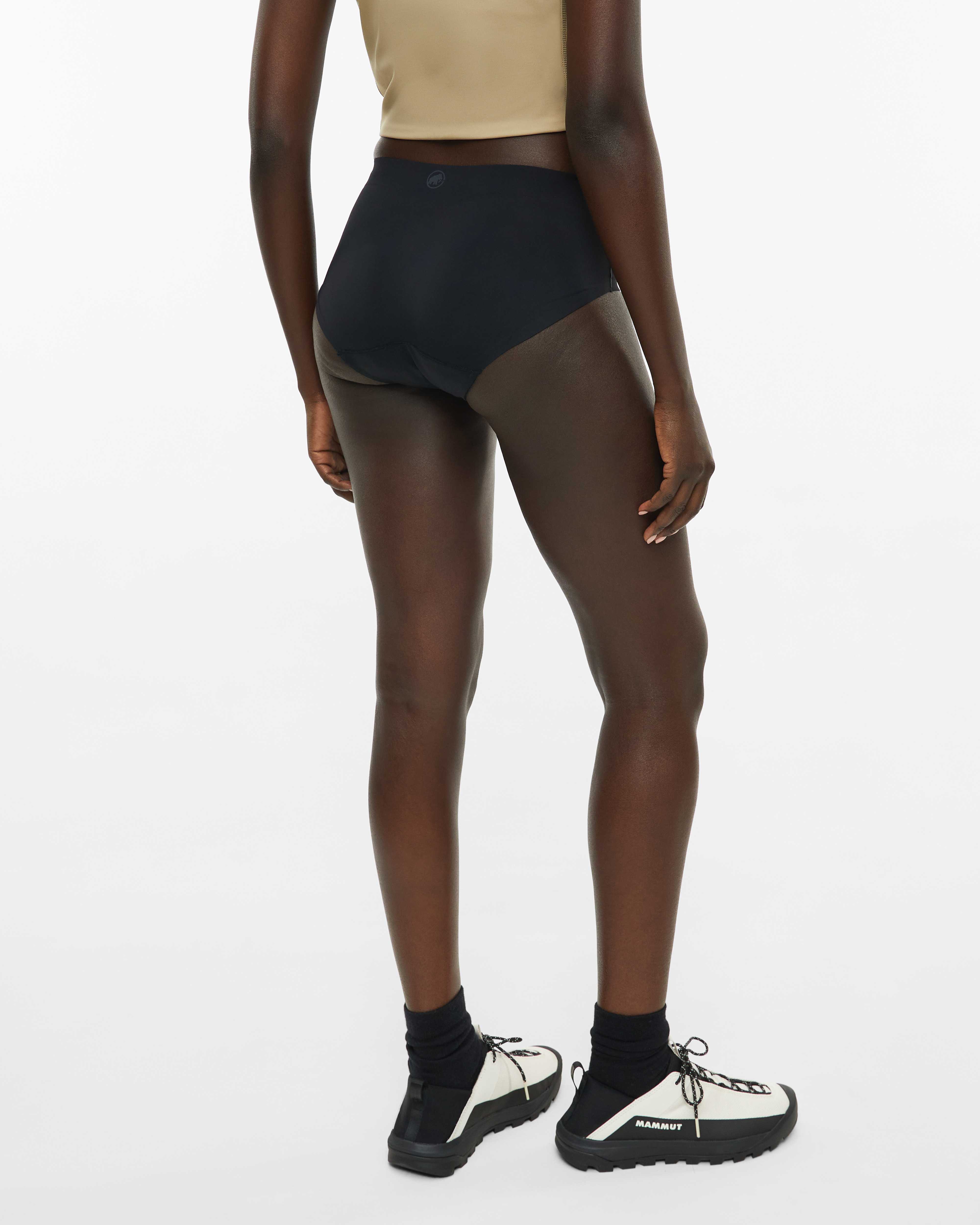 Mammut Mammut Hiphugger - Engineered period panty - High absorbency, black - Black - Model back view