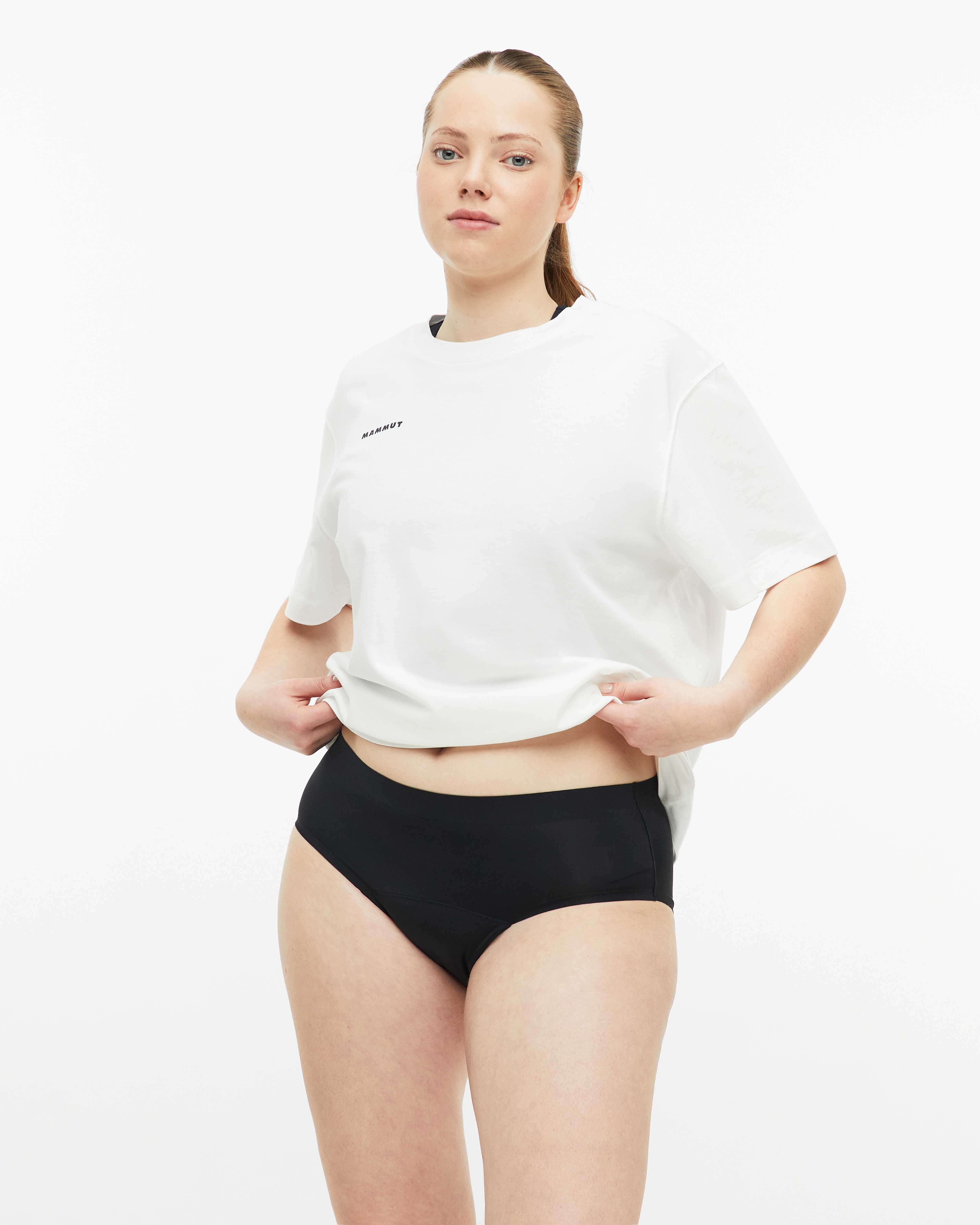 Mammut Mammut Hiphugger - Engineered period panty - High absorbency, black - Black - Outdoor view